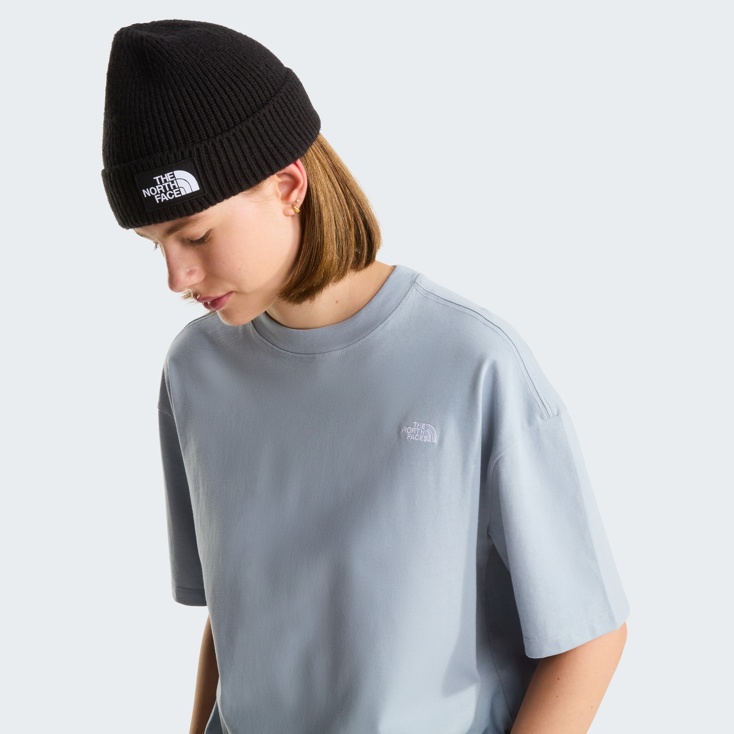 The North Face T-shirt à Manches Courtes Essential Simple Dome Frost Grey S Femme 3