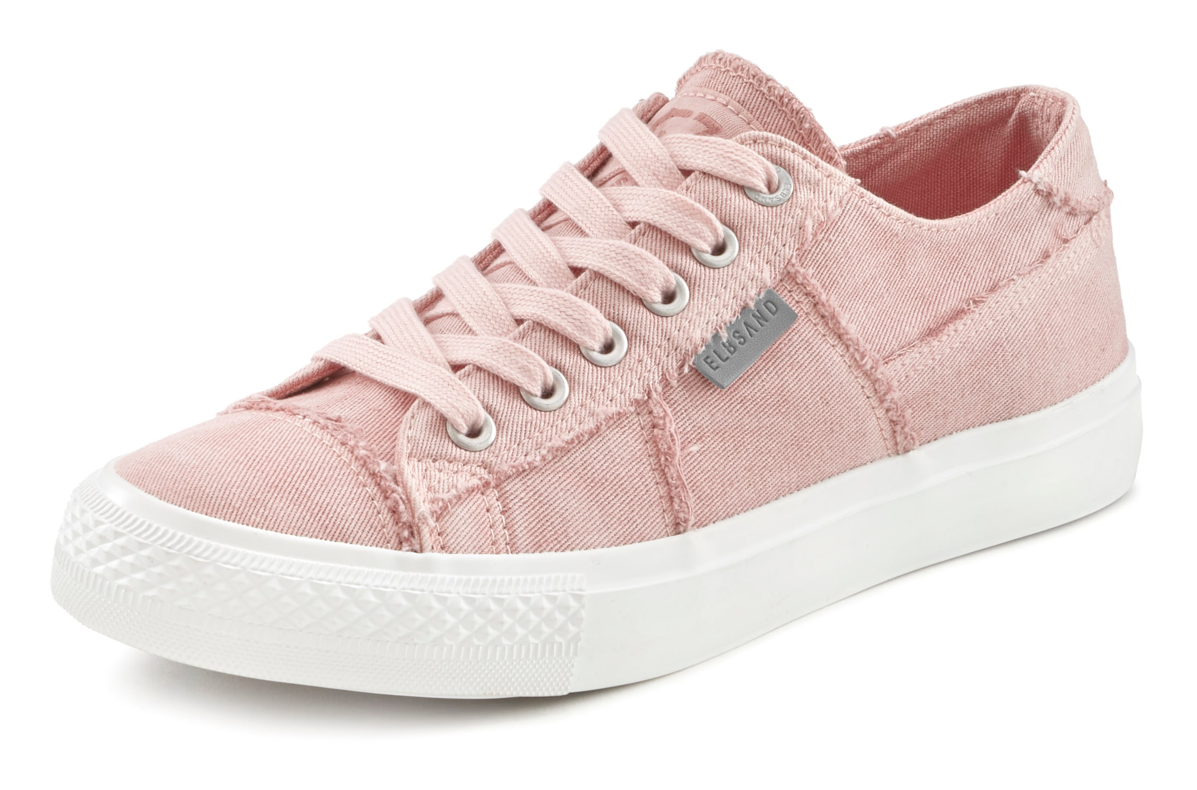 Elbsand Sneaker, Schnürhalbschuh, Freizeitschuh aus Textil, Used-Look VEGAN