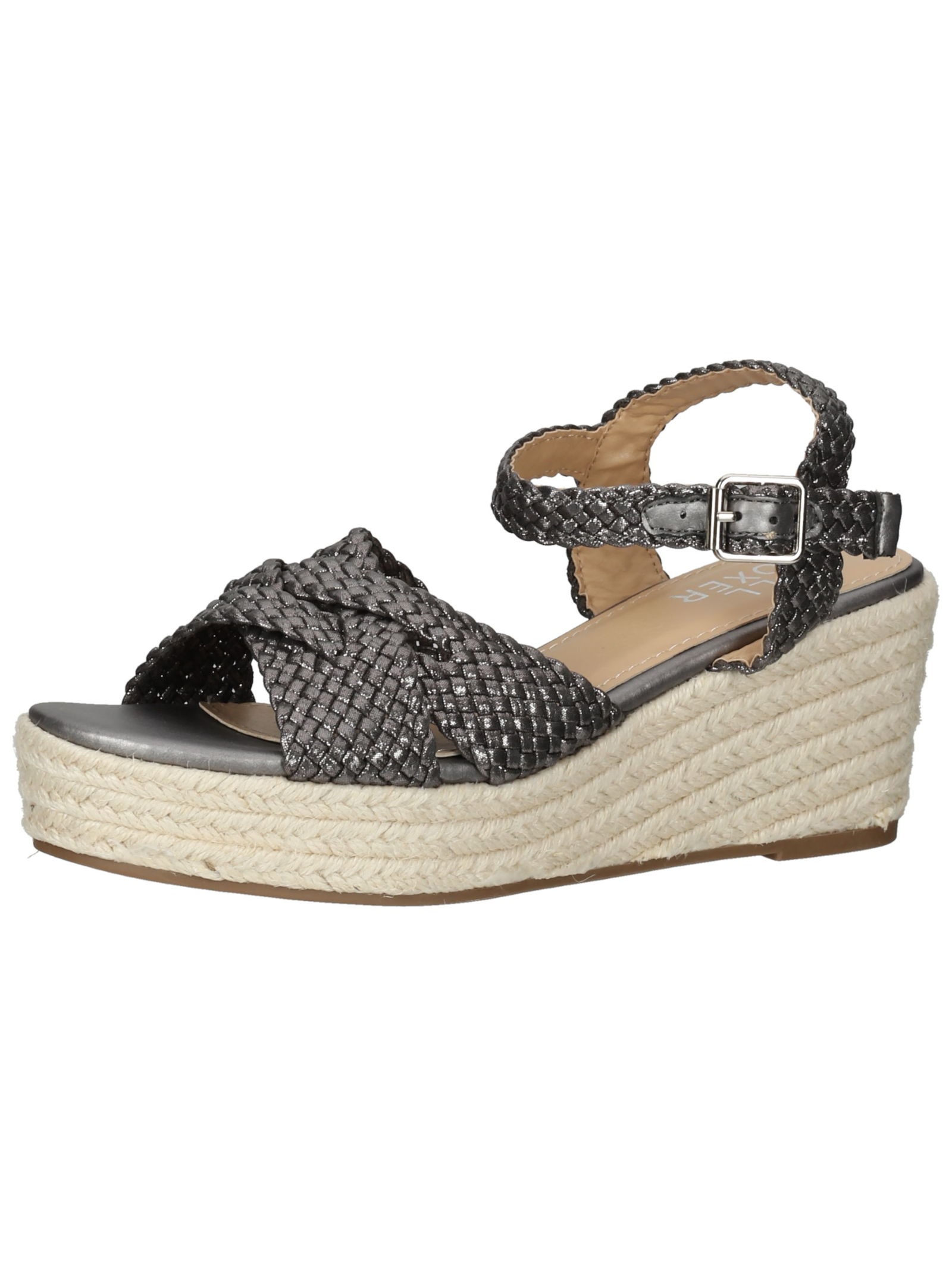 Bullboxer Keilsandalette "Bullboxer Sandalen Lederimitat/Textil" günstig online kaufen