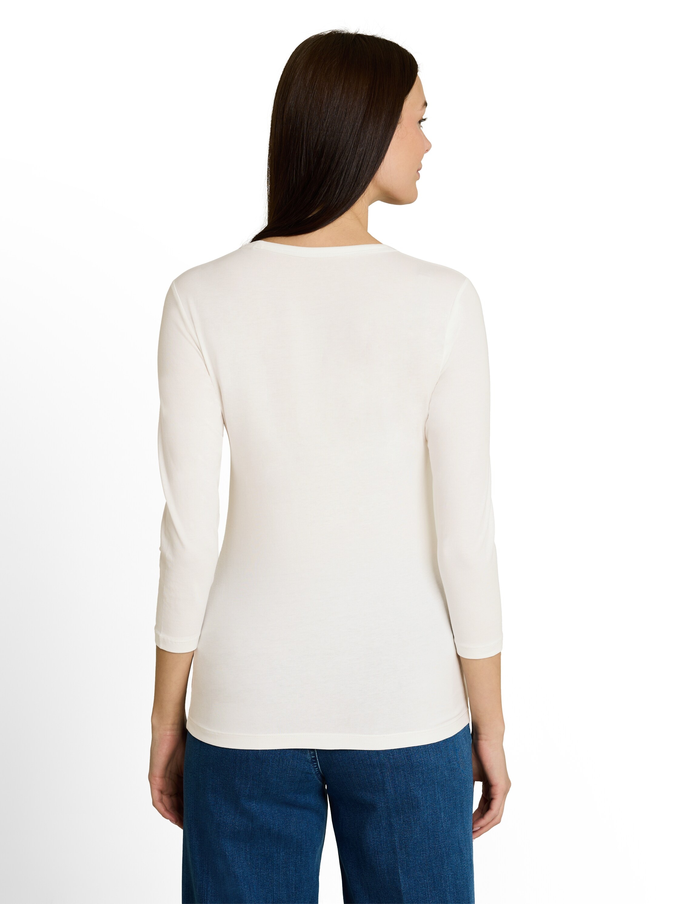 TOM TAILOR Langarmshirt »Regular« mit V-Ausschnitt