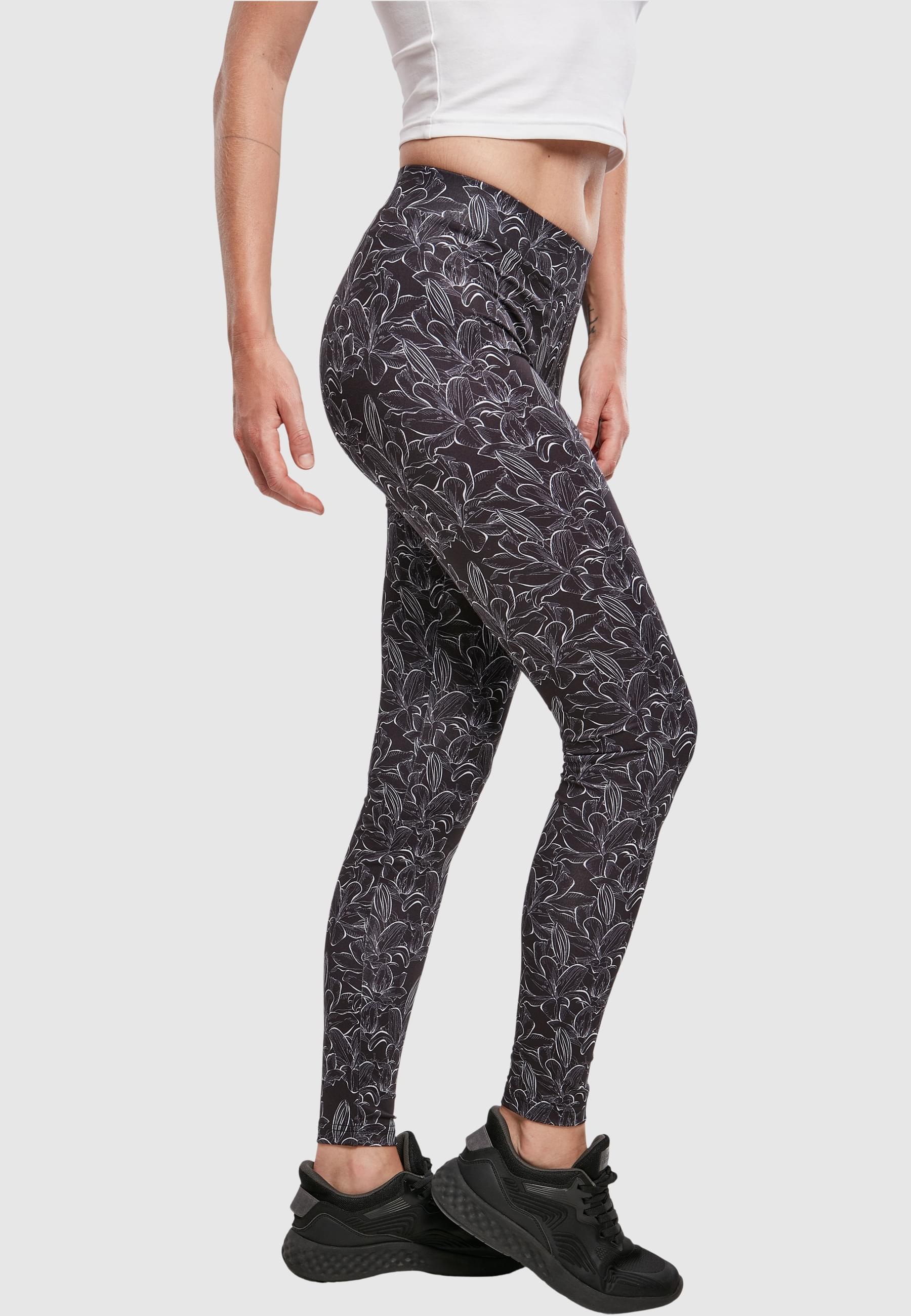 URBAN CLASSICS Leggings »Urban Classics Damen Ladies AOP Leggings«, (1 tlg.)