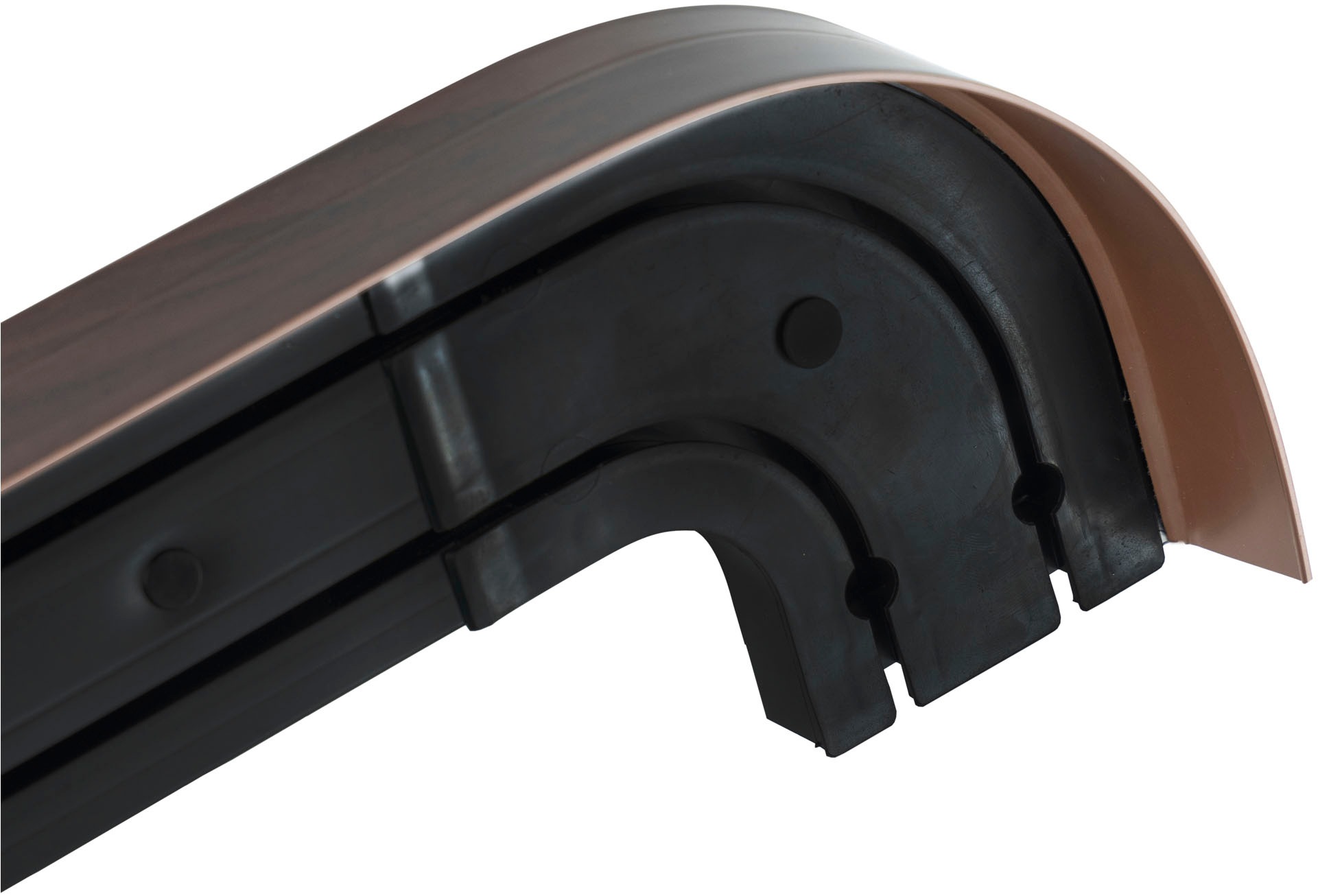 SN DECO GROUP Gardinenschiene »SH2«, 2 läufig-läufig, Fixmaß, mit Blende 5 cm