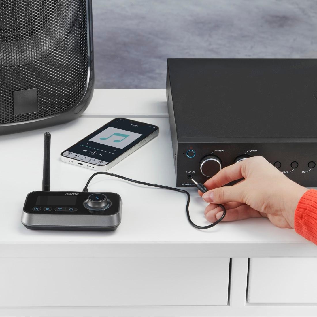Hama Bluetooth-Adapter »Bluetooth-Adapter Audio (Sender und Empfänger, für HiFi, TV, Beamer)«