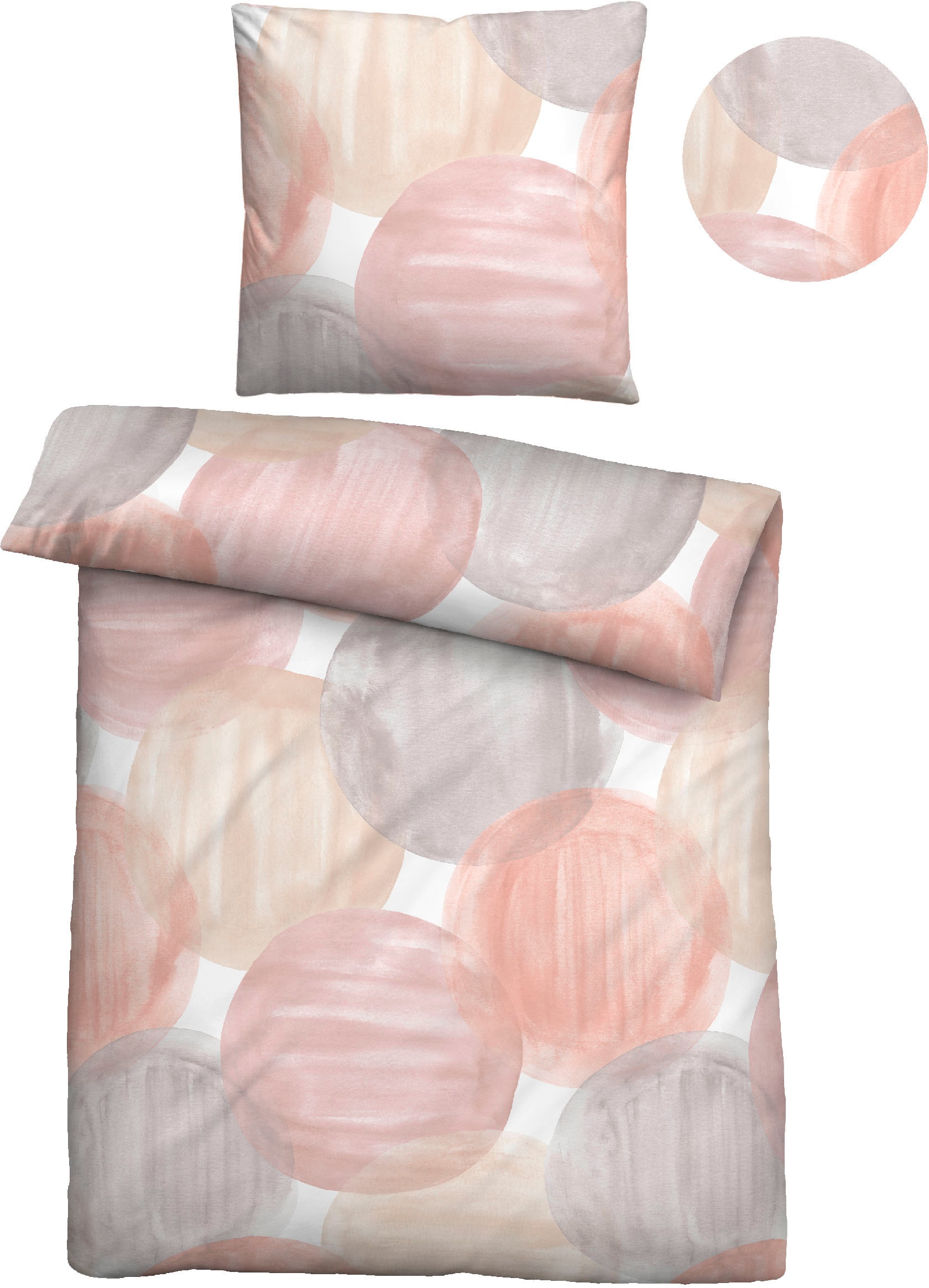 Biberna Bettwäsche "Laura" 2 Stk. feiner Glanz + weicher Griff, pflegeleich günstig online kaufen