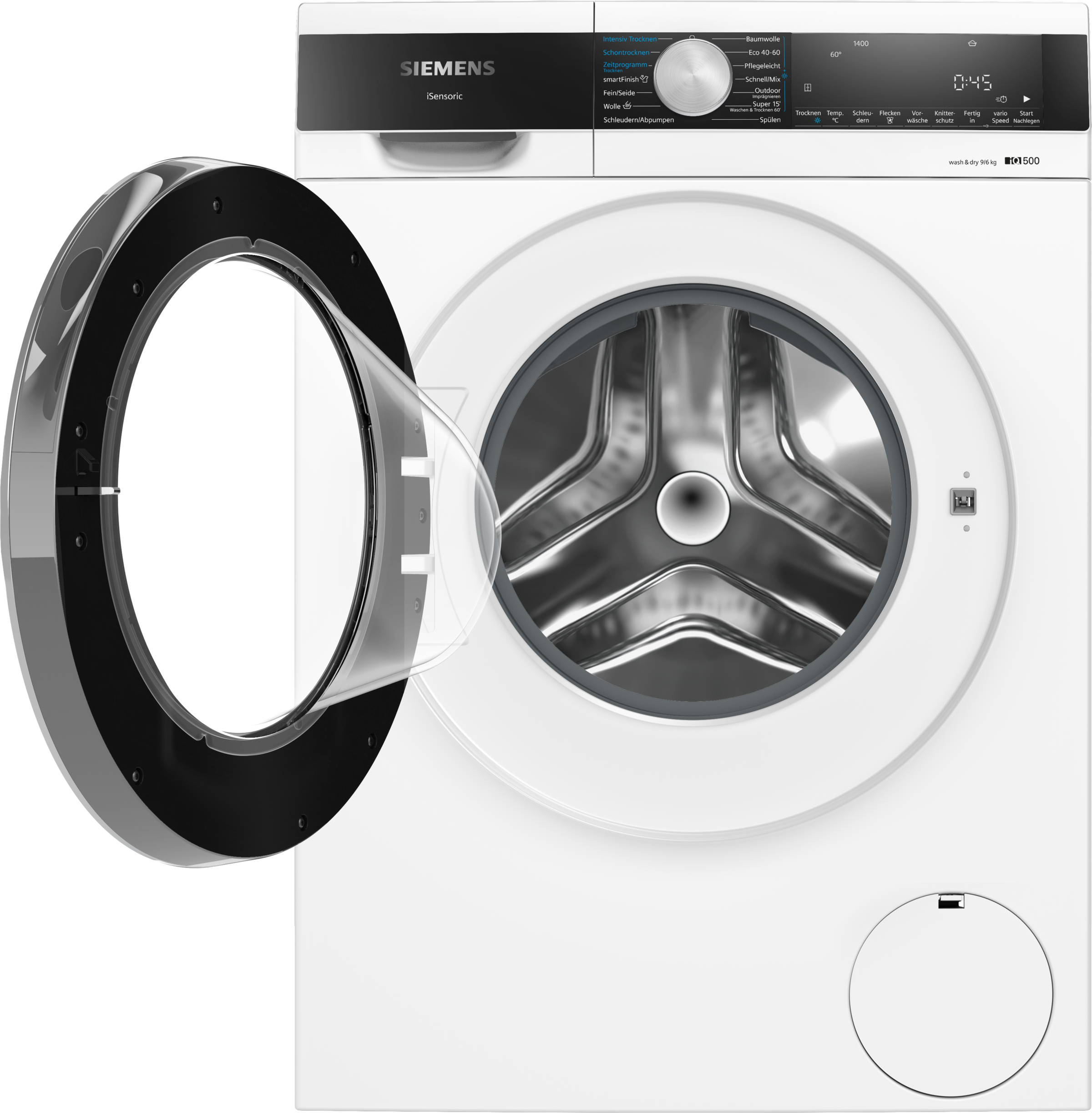 SIEMENS Waschtrockner "WN44G242" iQ500 9 kg /6 kg 70 dB(A)