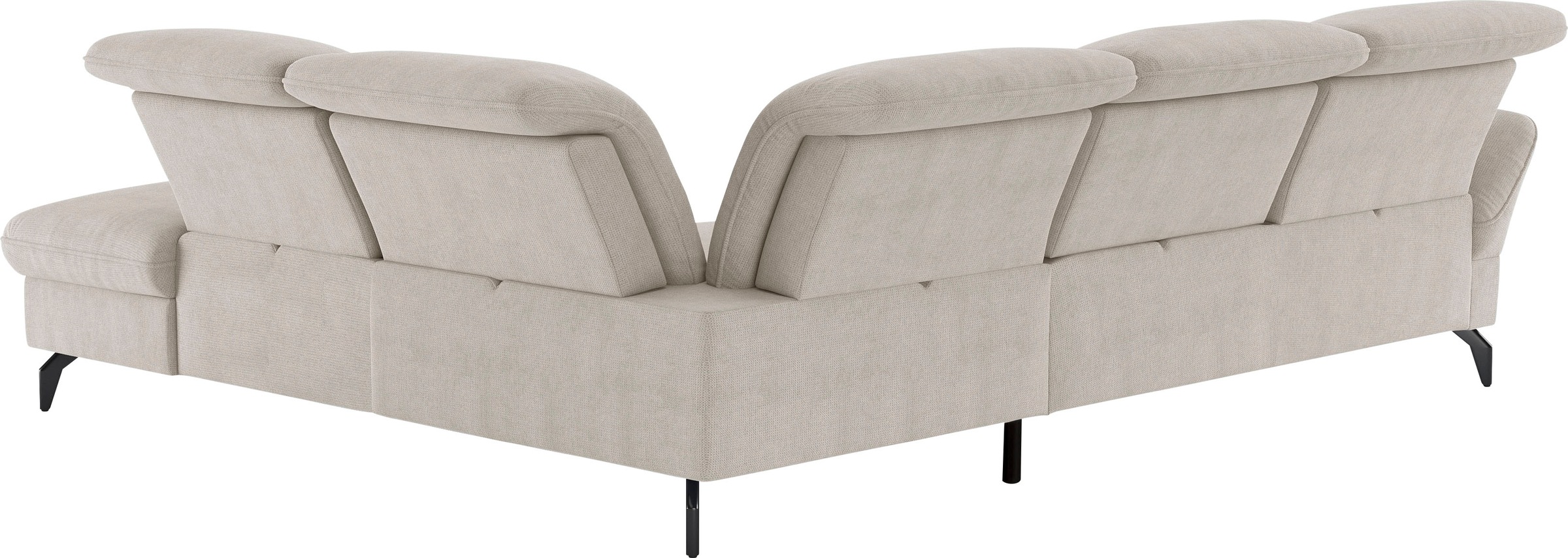 Sit & More Leandro L-Shape Corner Sofa Beige 9