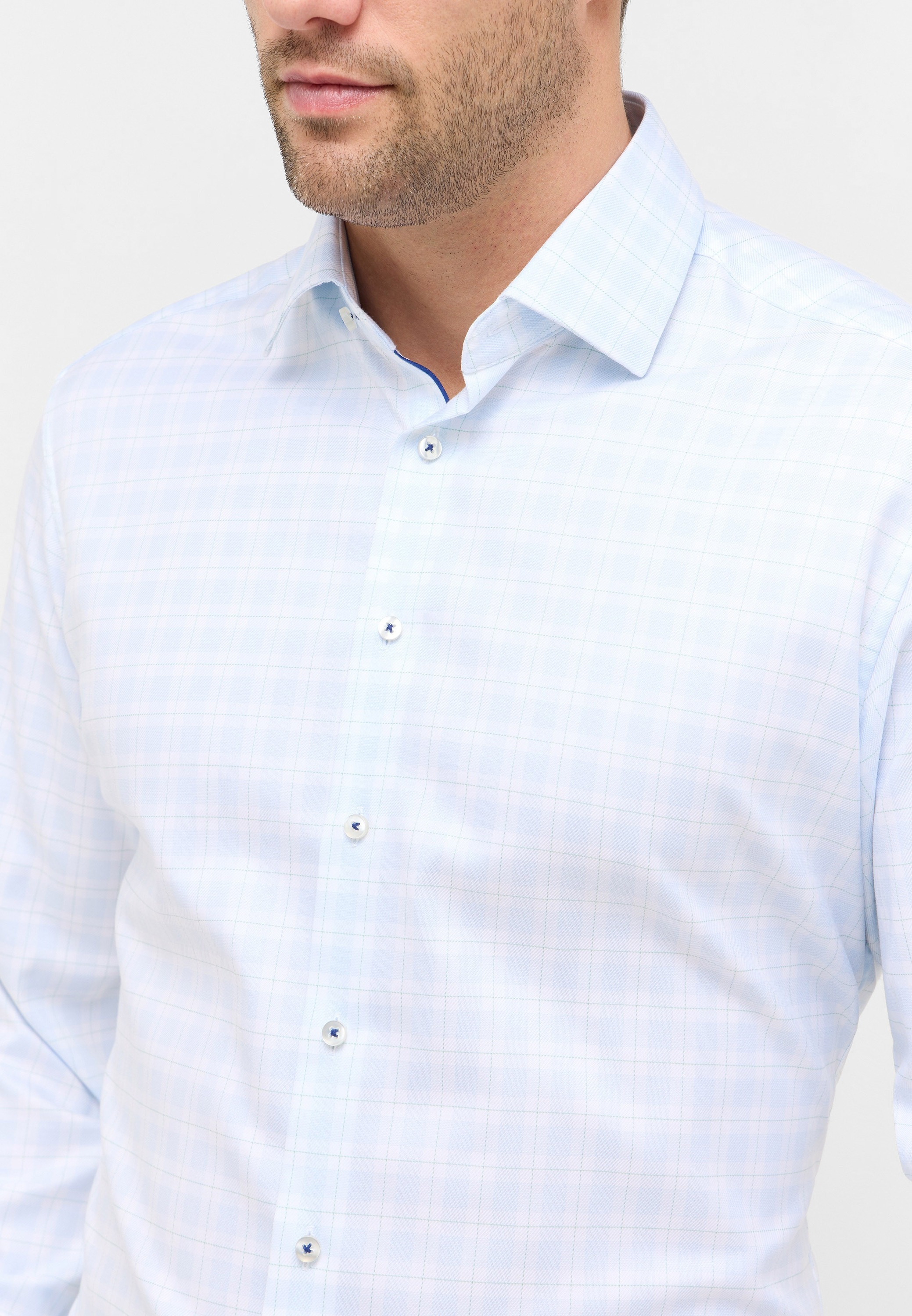 Thumbnail - Eterna Langarmhemd "MODERN FIT" NON IRON (bügelfrei)