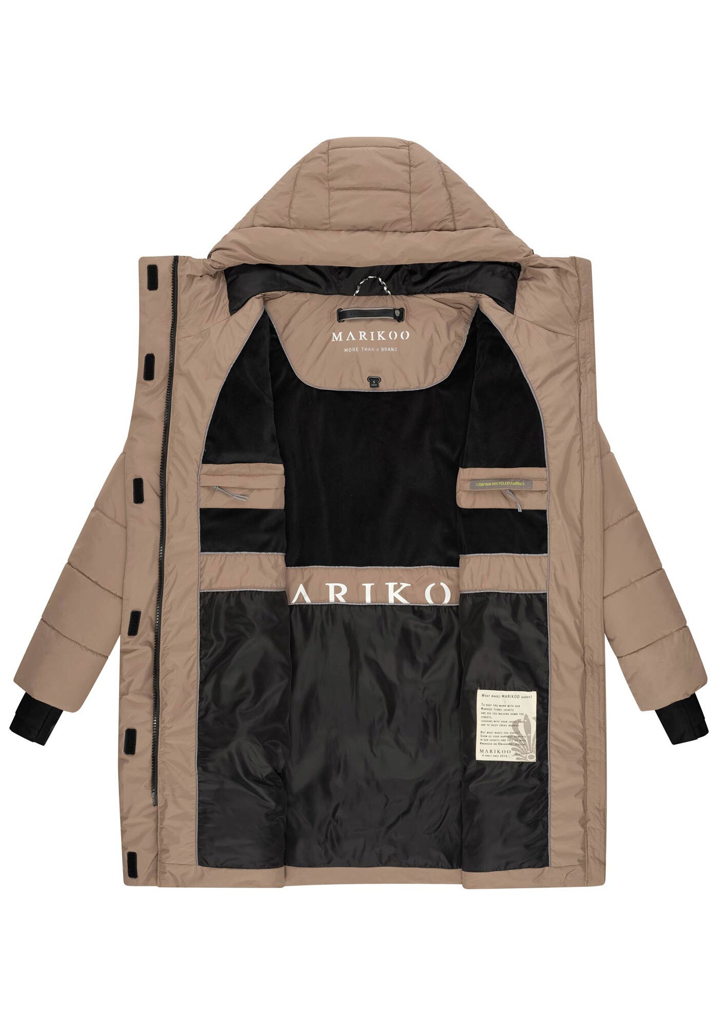 Marikoo Winterjacke »Kaituu XVI«, mit großer Kapuze