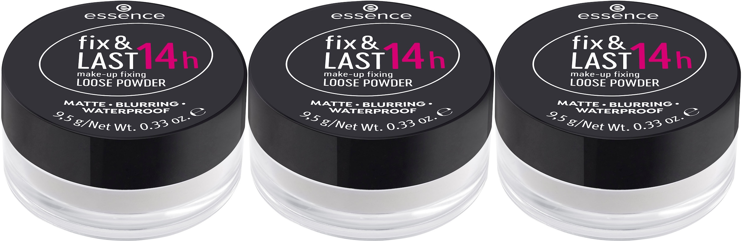 Essence Puder »fix & LAST 14h make-up fixing LOOSE POWDER«, (Set, 3 tlg.)  online kaufen | BAUR
