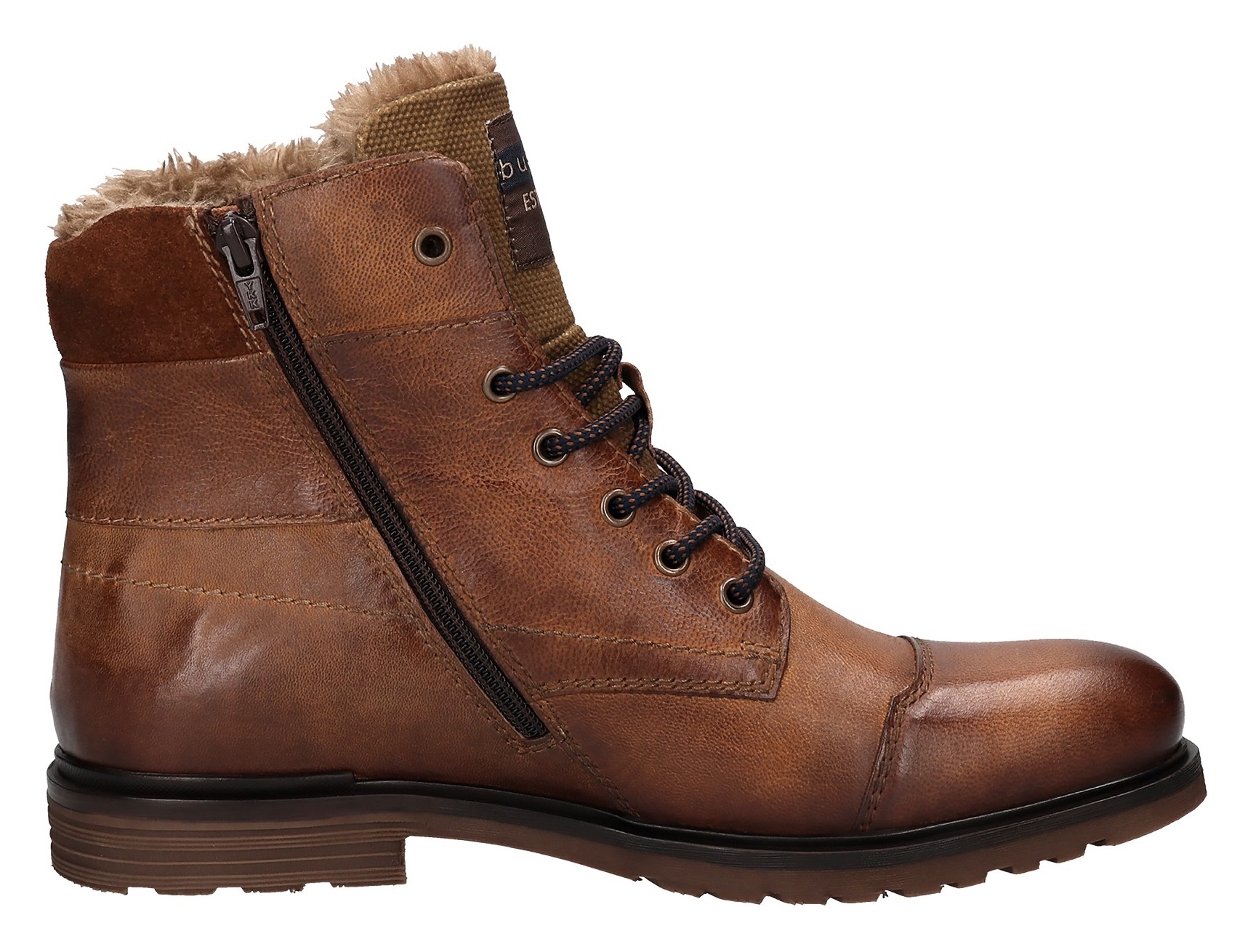bugatti Winterboots, Winterstiefel, Boots, Schnürstiefelette mit Reißverschluss