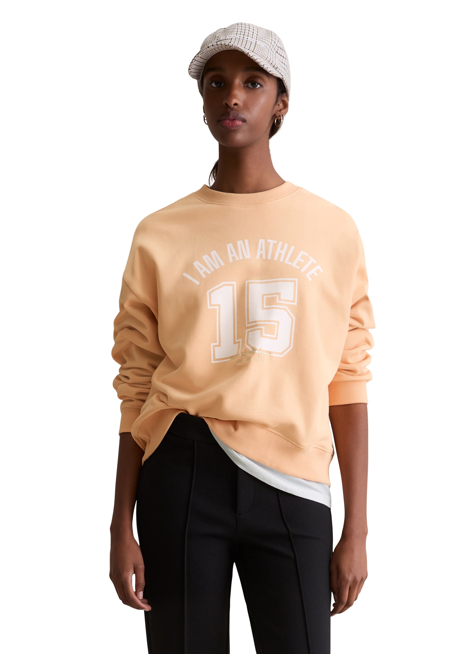 Marc O'Polo DENIM Sweatshirt »mit kuschelig gerauter Innenseite«
