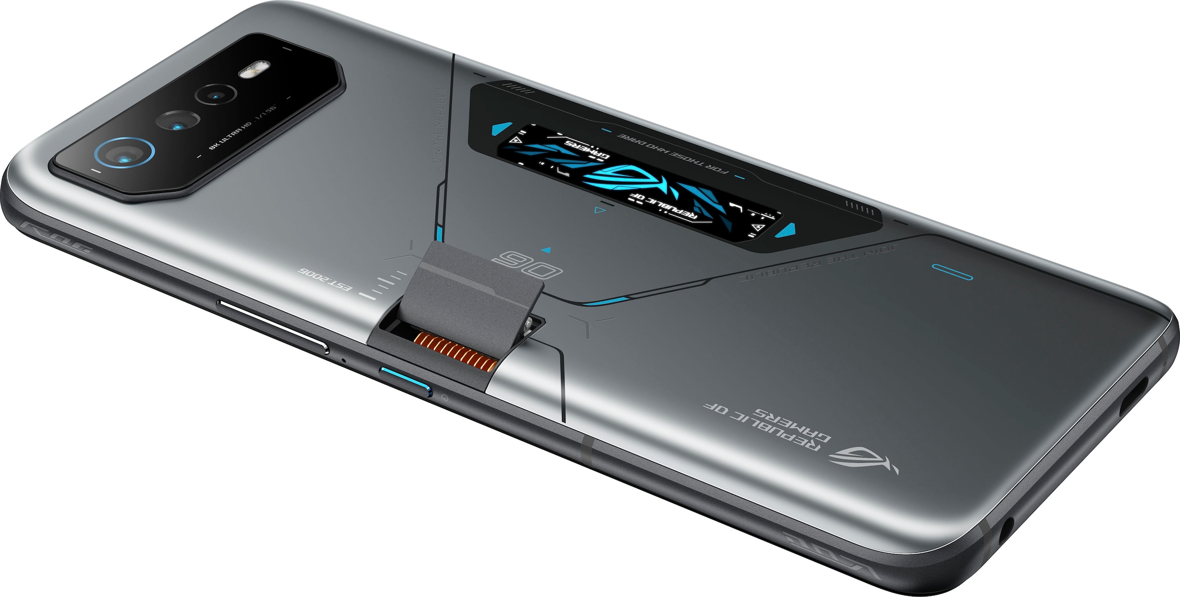 Asus Smartphone »ROG Phone 6D Zoll, GB 50 17,22 Speicherplatz, Ultimate«, Kamera | gray, MP cm/6,78 512 BAUR space