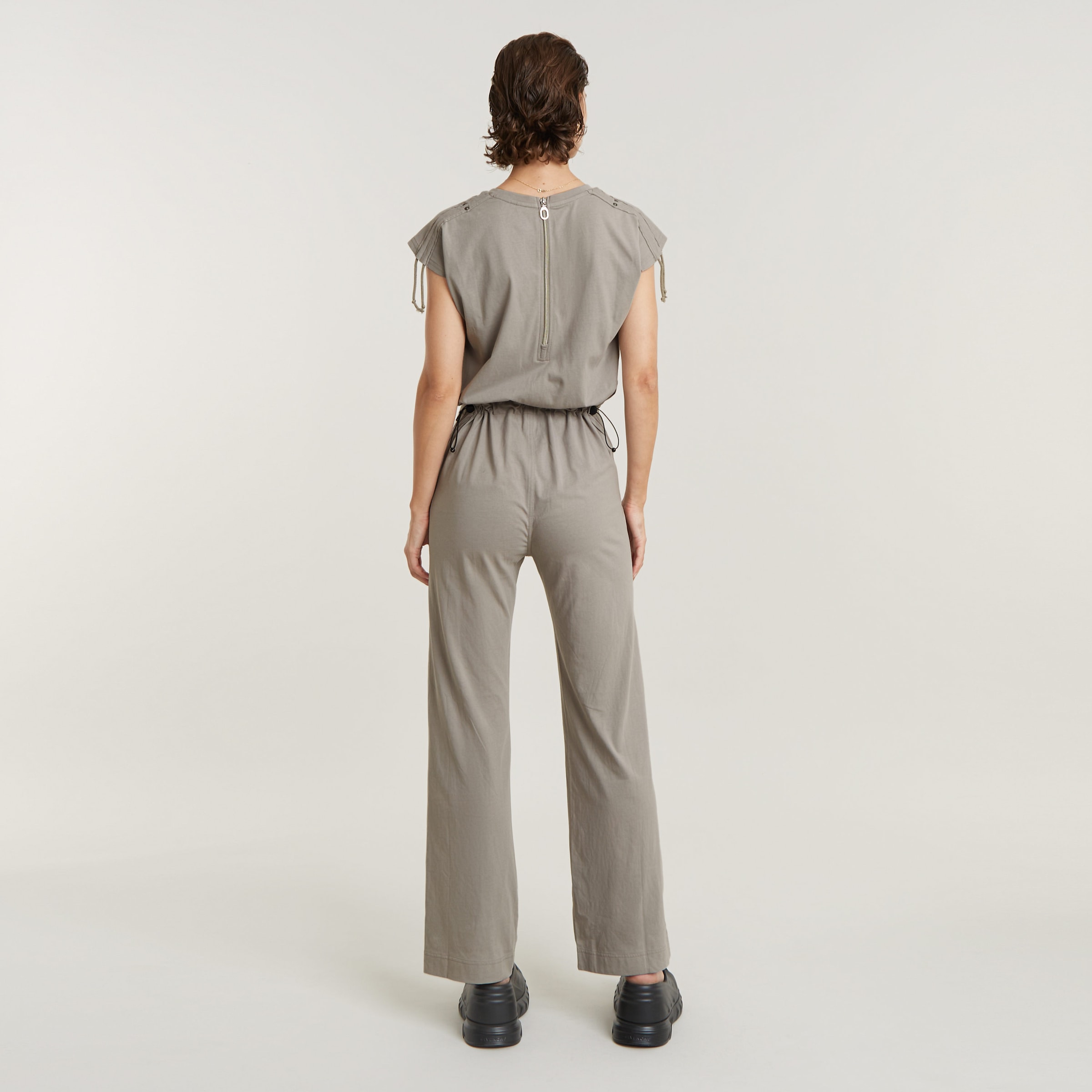 G-Star RAW Jumpsuit »Riveted flared jumpsuit sl wmn«