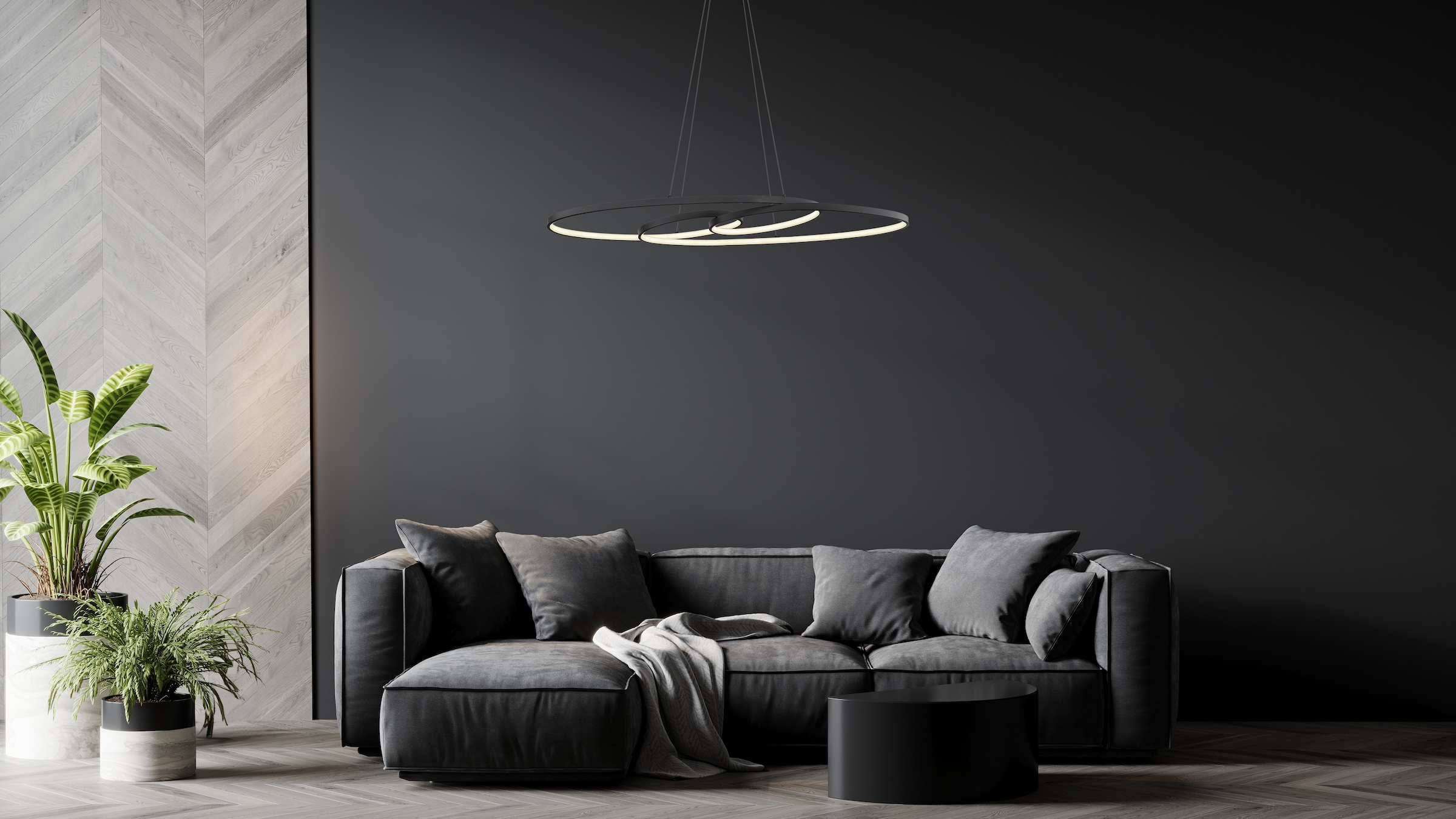 GLOBO LIGHTING LED Pendelleuchte »SPIRA«, Leuchtmittel LED-Modul | LED fest integriert, Hängelampe/Hängeleuchte/Wohnzimmer/Esstisch/elegant