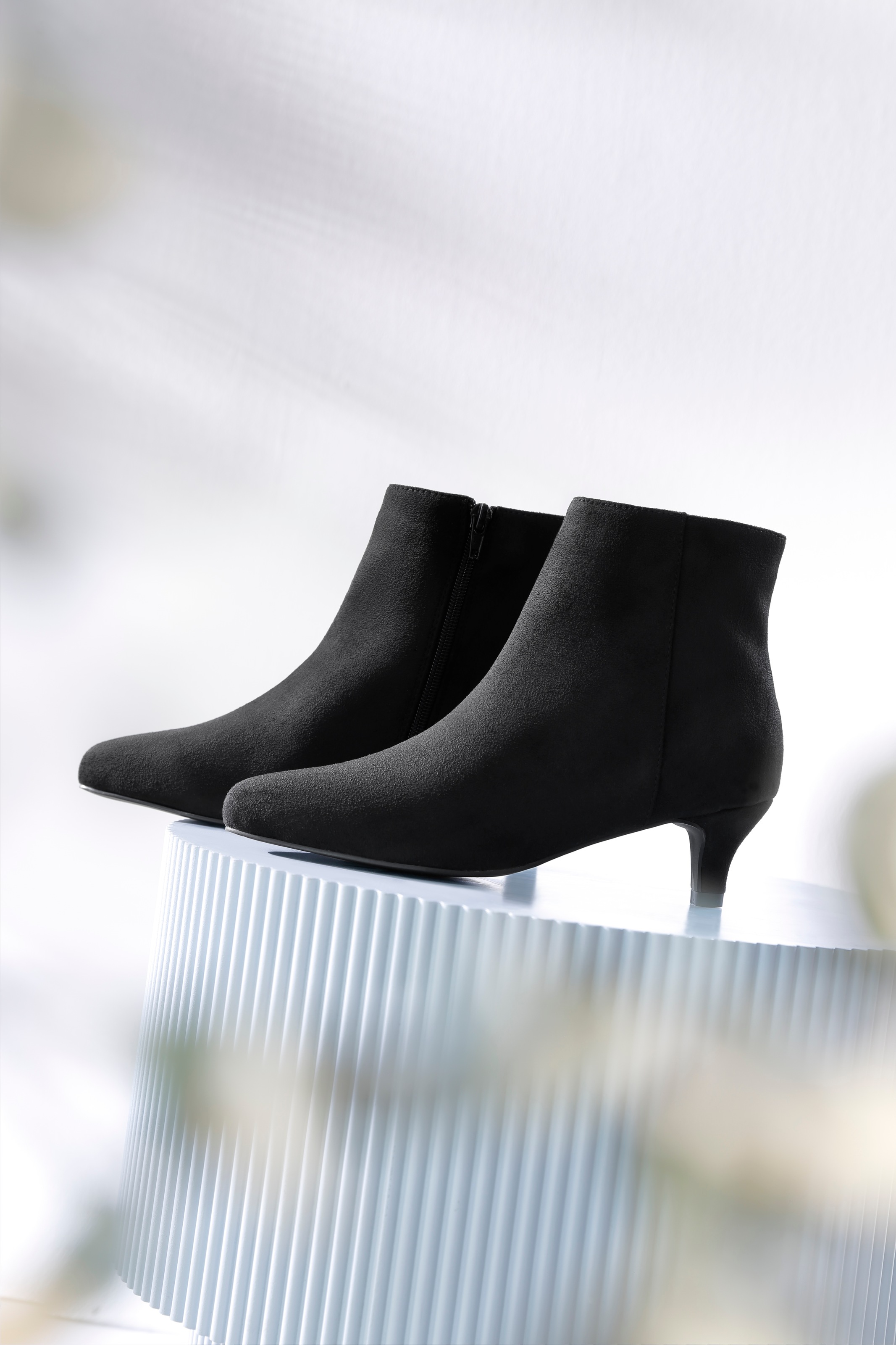 Aniston SHOES Stiefelette, Reißverschluss-Ankelboots, Trichterabsatz - NEUE KOLLEKTION