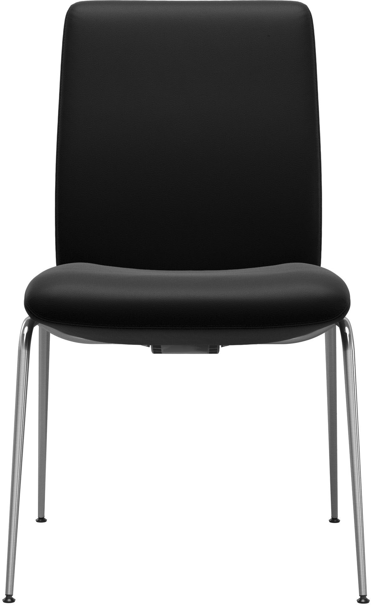 Stressless® Polsterstuhl »Laurel«, Leder BATICK, Low Back, Größe L, mit Beinen aus Stahl in Schwarz matt