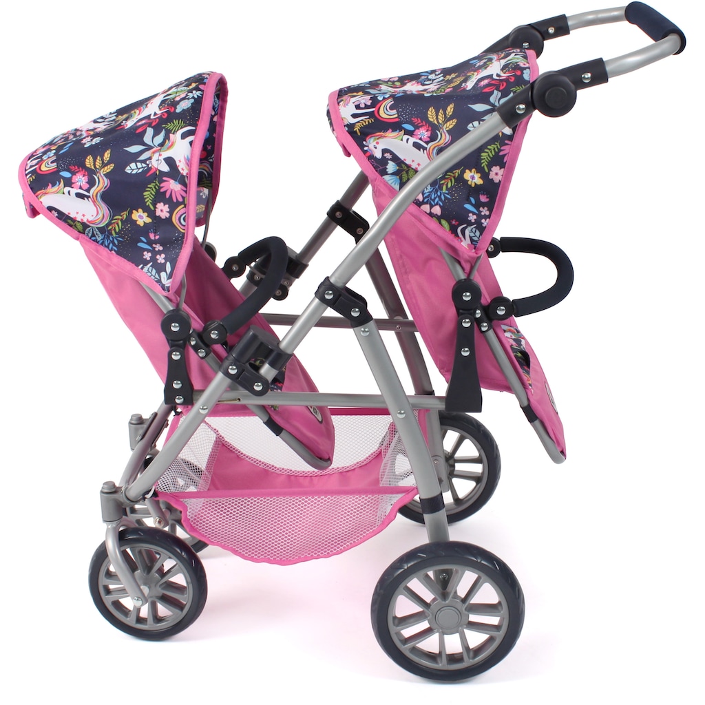 CHIC2000 Puppen-Zwillingsbuggy »Vario, Einhorn«