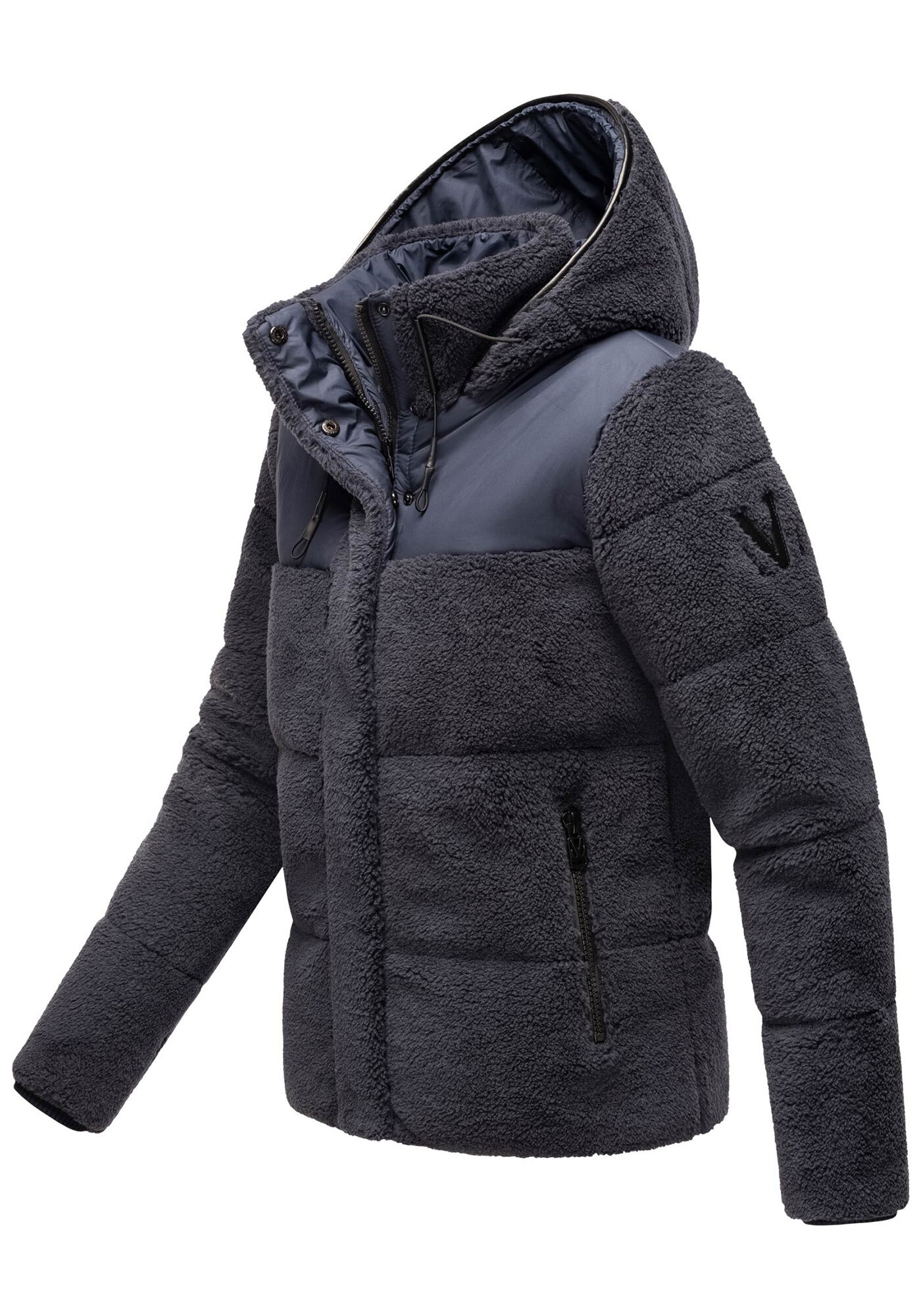 Marikoo Winterjacke »Kaguraa«, warme Teddyfell Sherpa Jacke