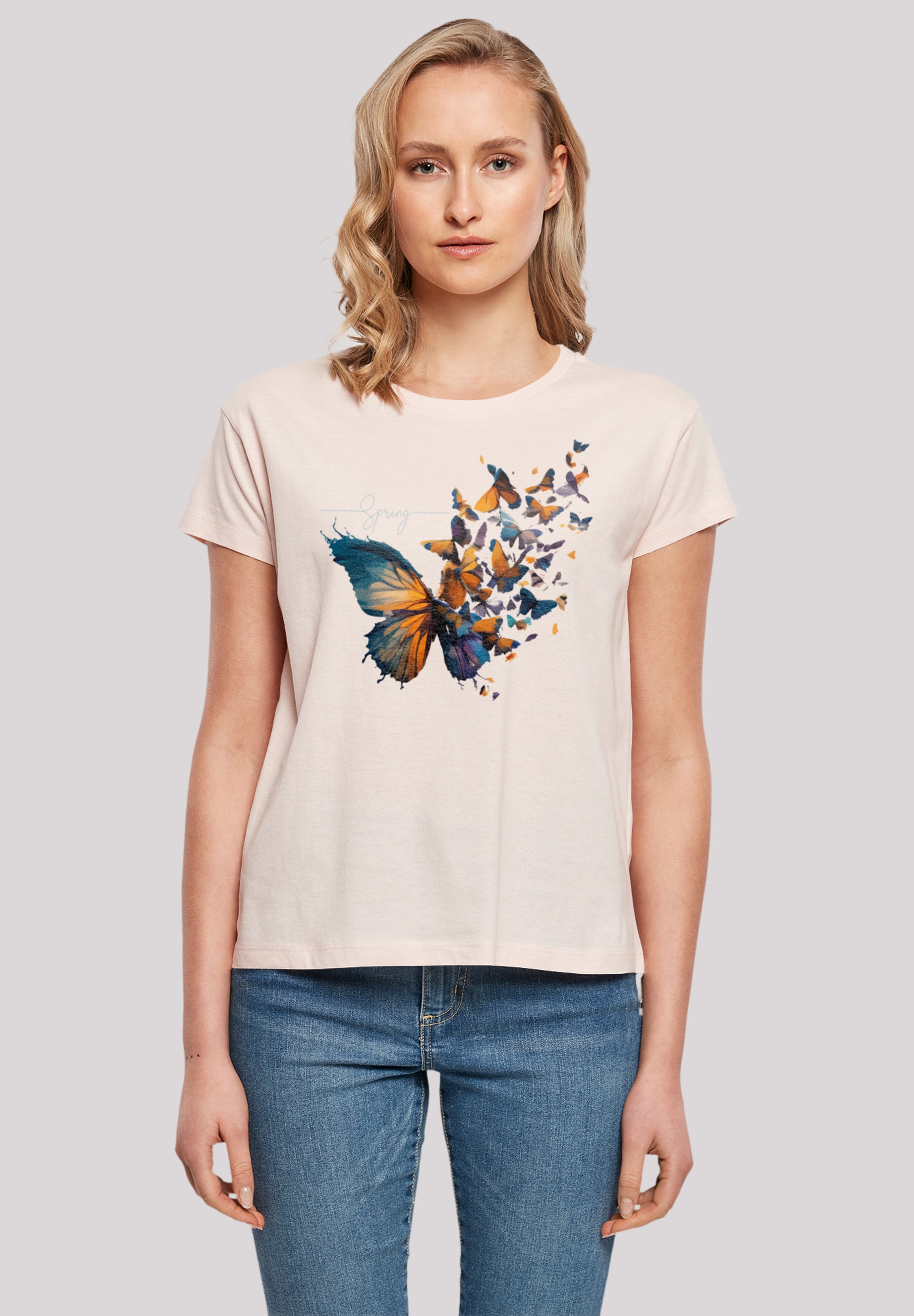 F4NT4STIC T-Shirt »Schmetterling«, Print