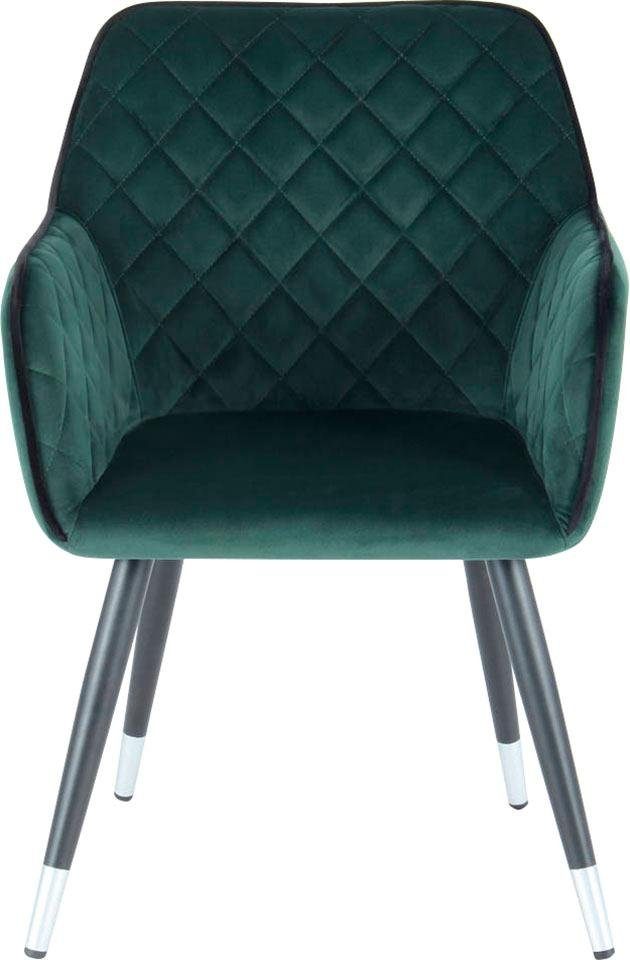 Thumbnail - Kayoom Stuhl "Amino 625, stilvoller Design-Stuhl,samtweicher Bezug aus Velvet-Stoff", 1 St., samtweicher Bezug, elegant,...
