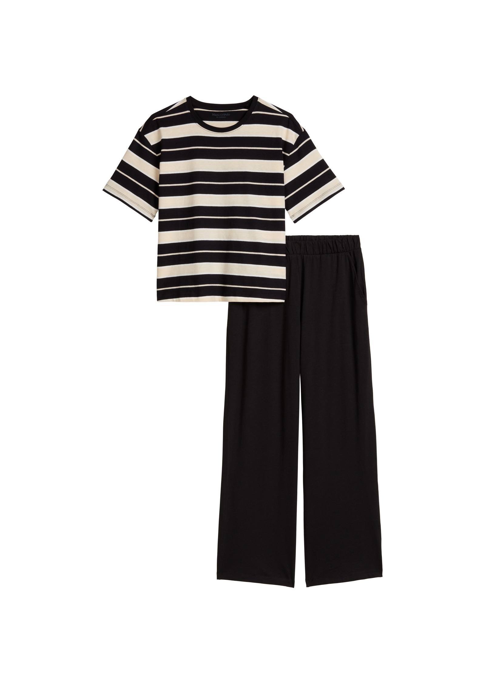Marc OPolo Pyjama "Mix N Match Cotton" 2 tlg. mit kurzem Arm, Hose mit Gumm günstig online kaufen
