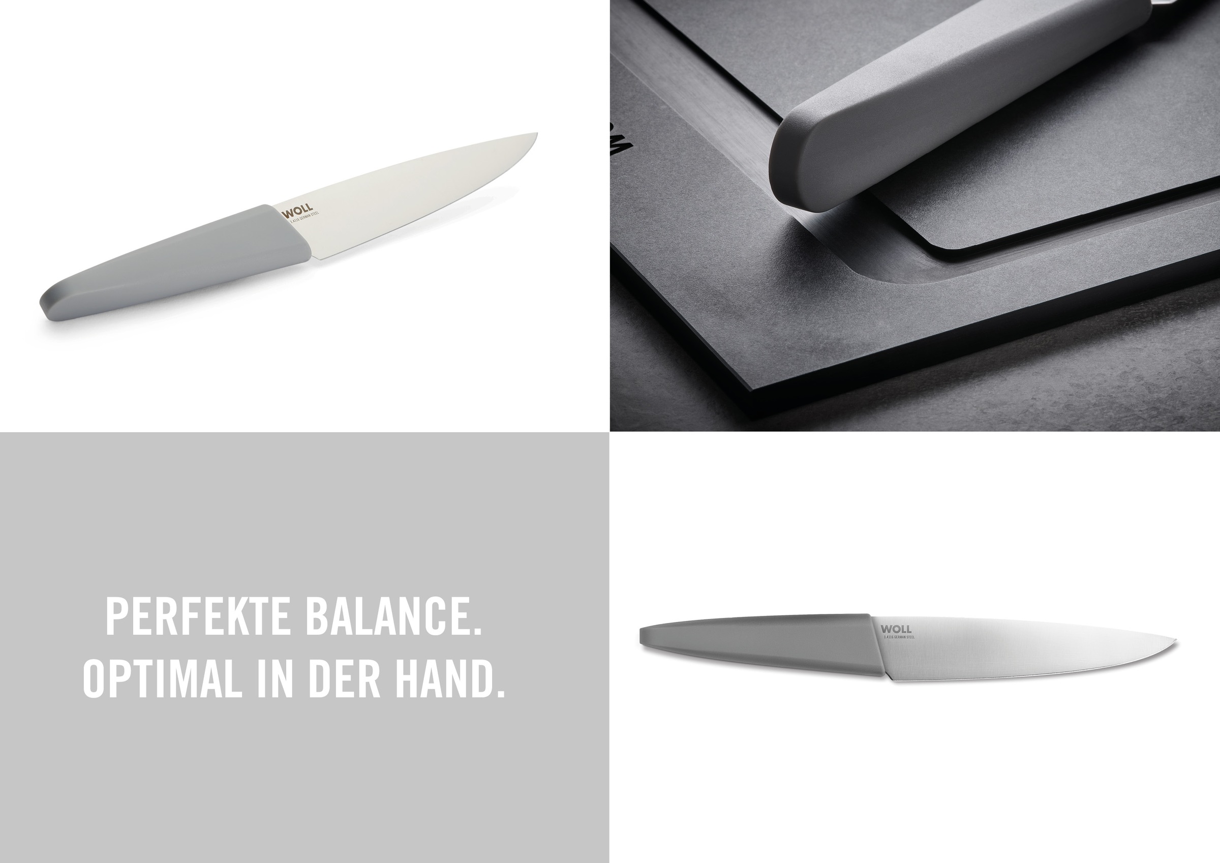 WOLL Kochmesser "Cutting Edge" aus deutschem Edelstahl gemäß DIN 1.4116 günstig online kaufen