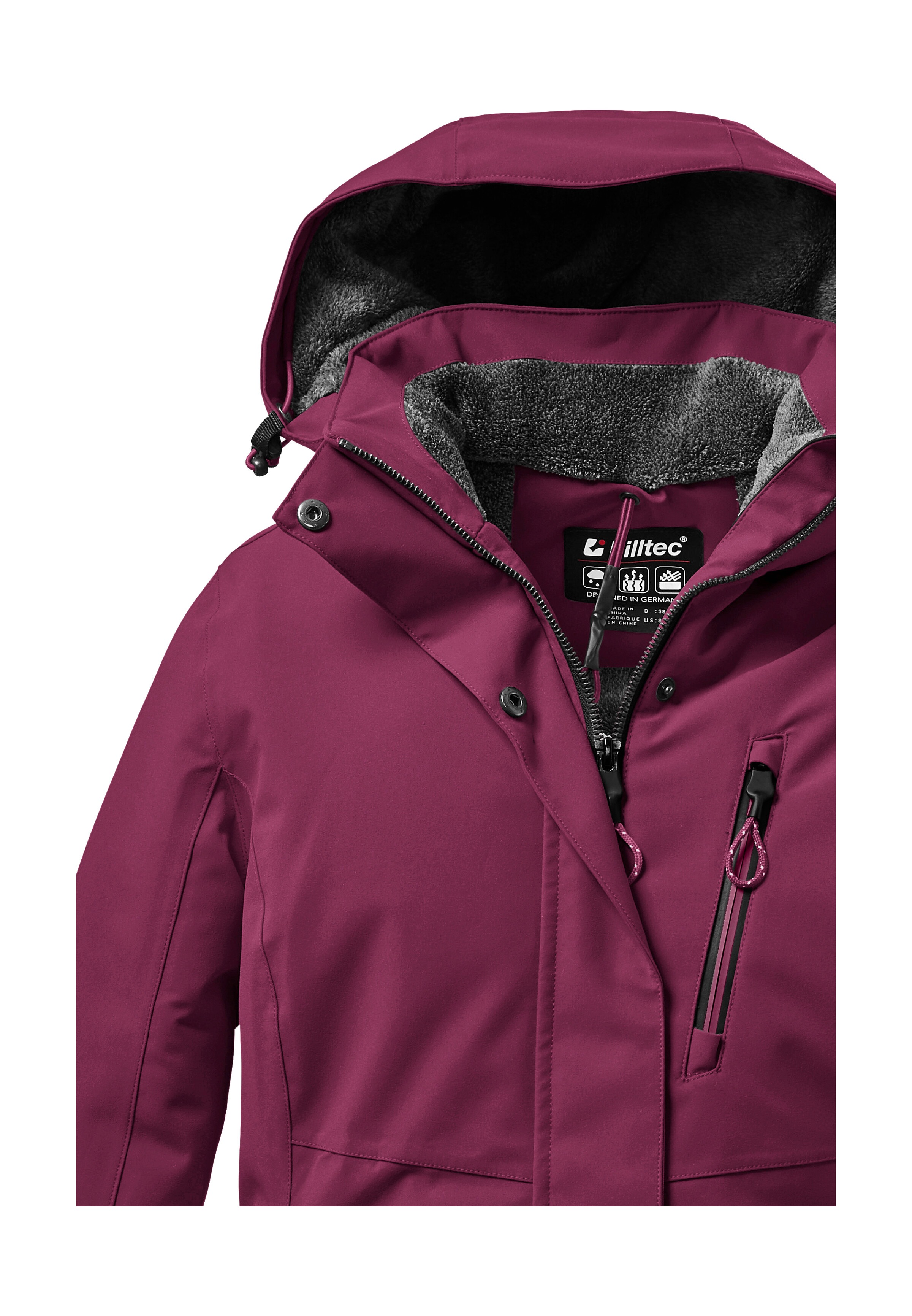 Thumbnail - Killtec Outdoorjacke "KOW 140 WMN JCKT" Wasserdichte Damenjacke, atmungsaktiv, abnehmbare Kapuze