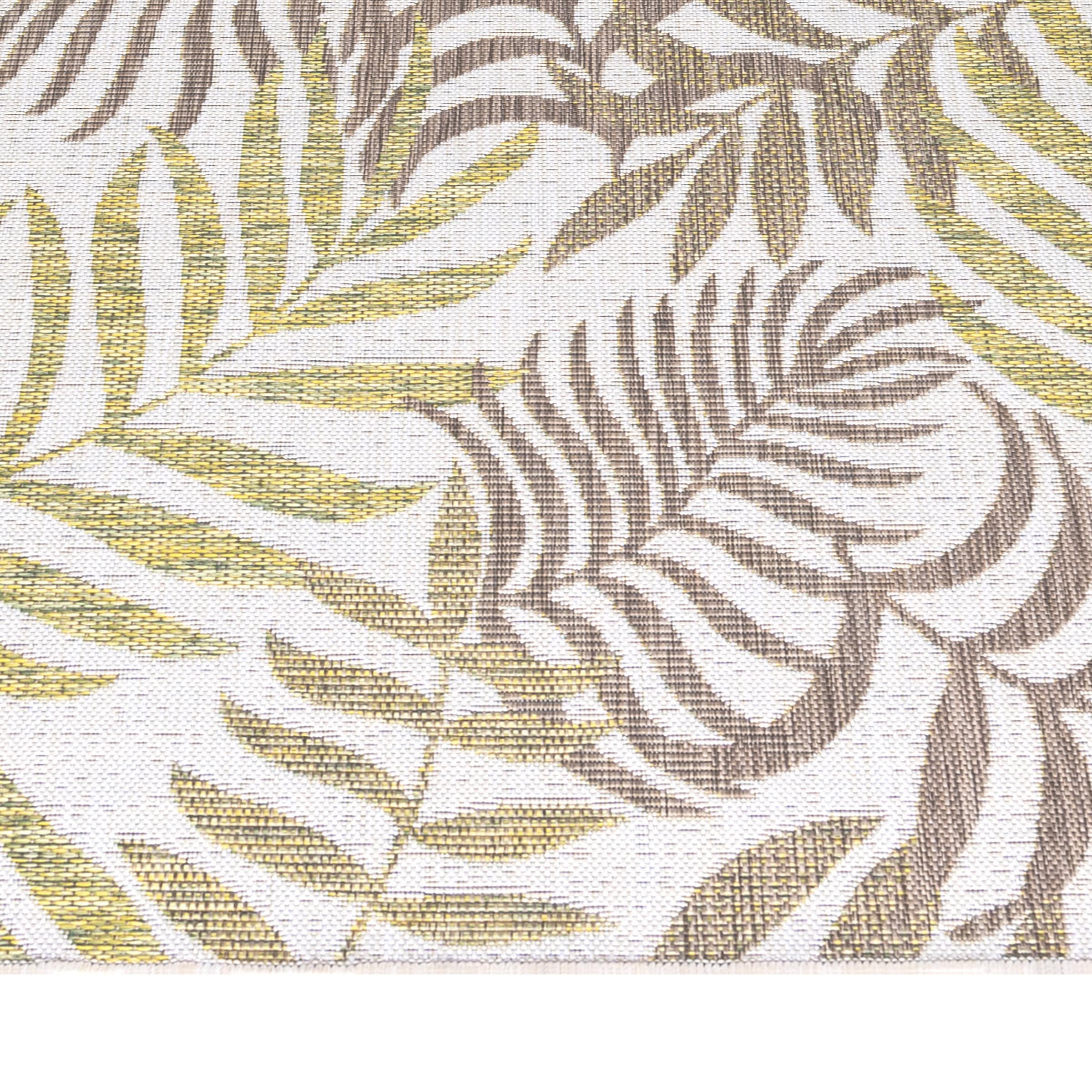 Ayyildiz Teppiche Outdoorteppich »SUNNY 4412«, rechteckig, 5 mm Höhe, Läufer / Pflegeleicht / Sisaloptik / In- und Outdoor geeignet /Palme