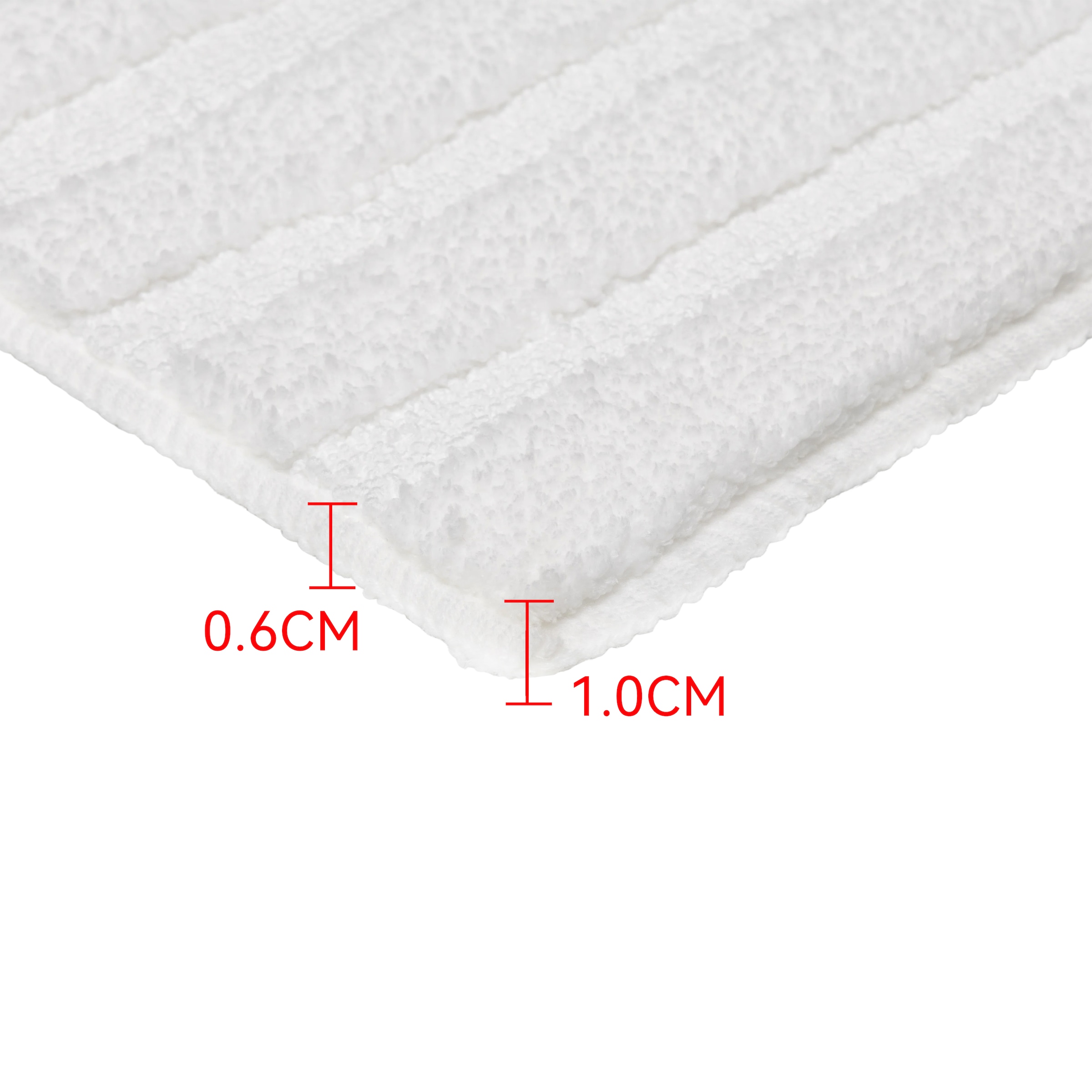 OTTO home Badematte »Regona Scandi, Badvorleger, Badezimmer Teppich, Duschvorleger« Höhe 10 mm rutschhemmend beschichtet strapazierfähig Badteppich, Uni Farben, Hoch-Tief-Effekt, modernes Muster, Zen