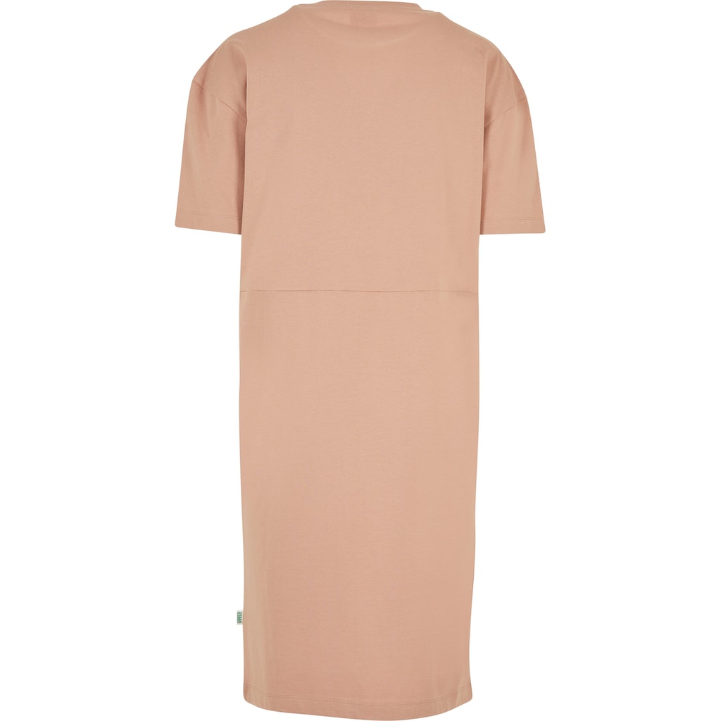 URBAN CLASSICS Shirtkleid »Urban Classics Damen Ladies Organic Oversized Slit Tee Dress«, (1 tlg.)