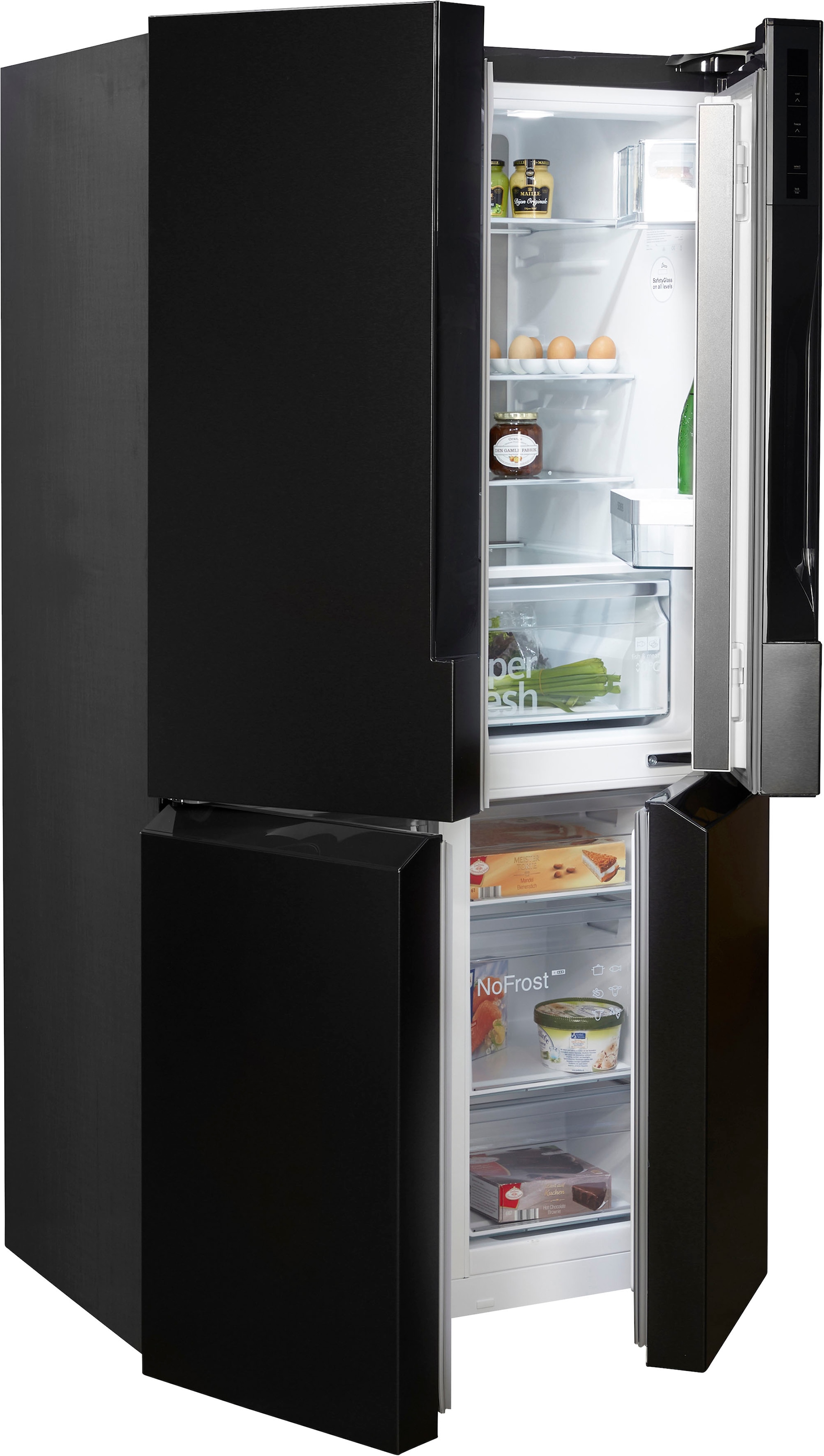 SIEMENS Multi Door iQ500 "KF96NAXEA" 183 cm hoch 91 cm breit noFrost, hyper günstig online kaufen