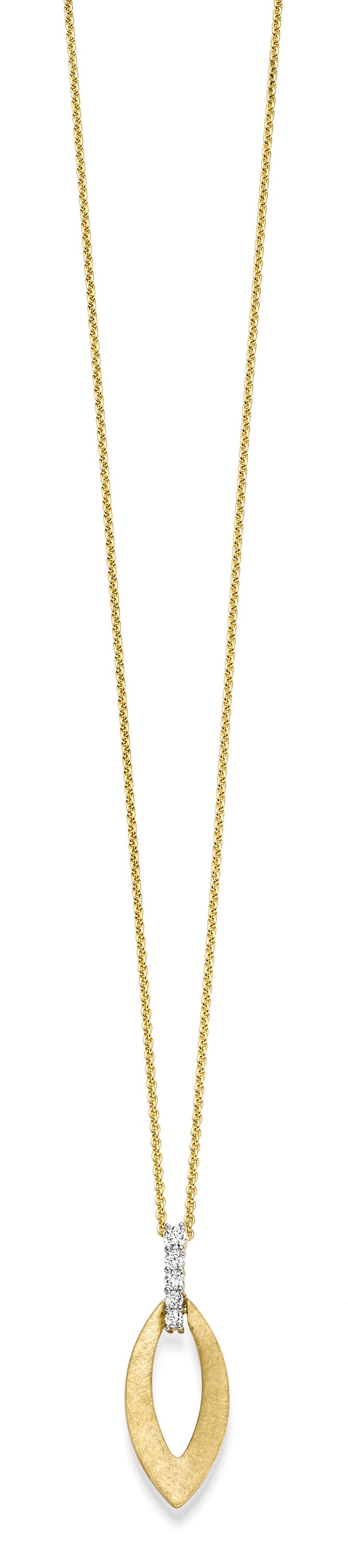 ADELIA ́S Damen Kettenanhänger "Anhänger aus 333 Gelbgold", Gold, gold, Gold, Schmuckanhänger, mit Zirkonia