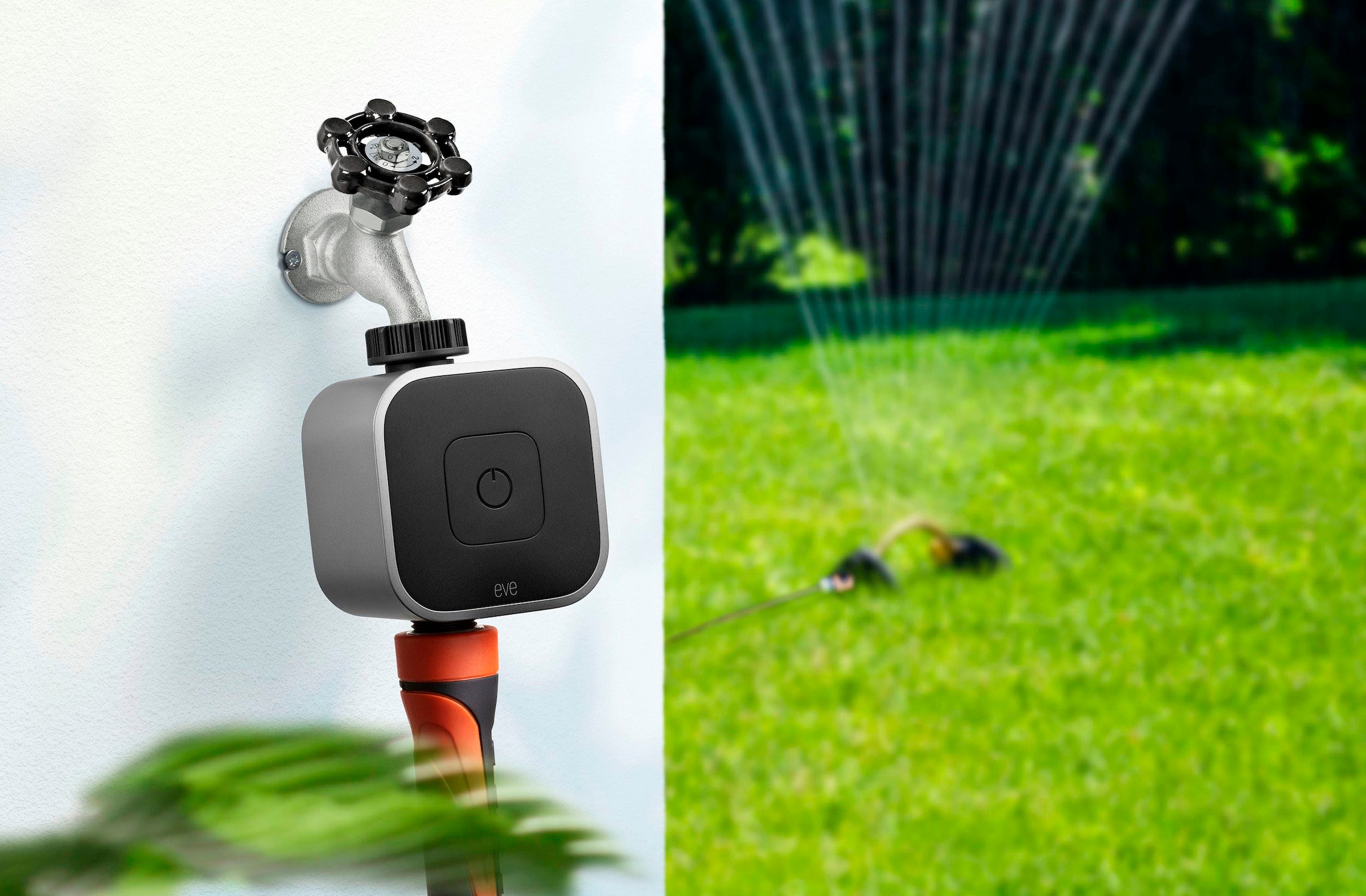 EVE Bewässerungscomputer »Aqua (HomeKit) + Schlauchverbinder 2-Wege-Verteiler«, (Packung)