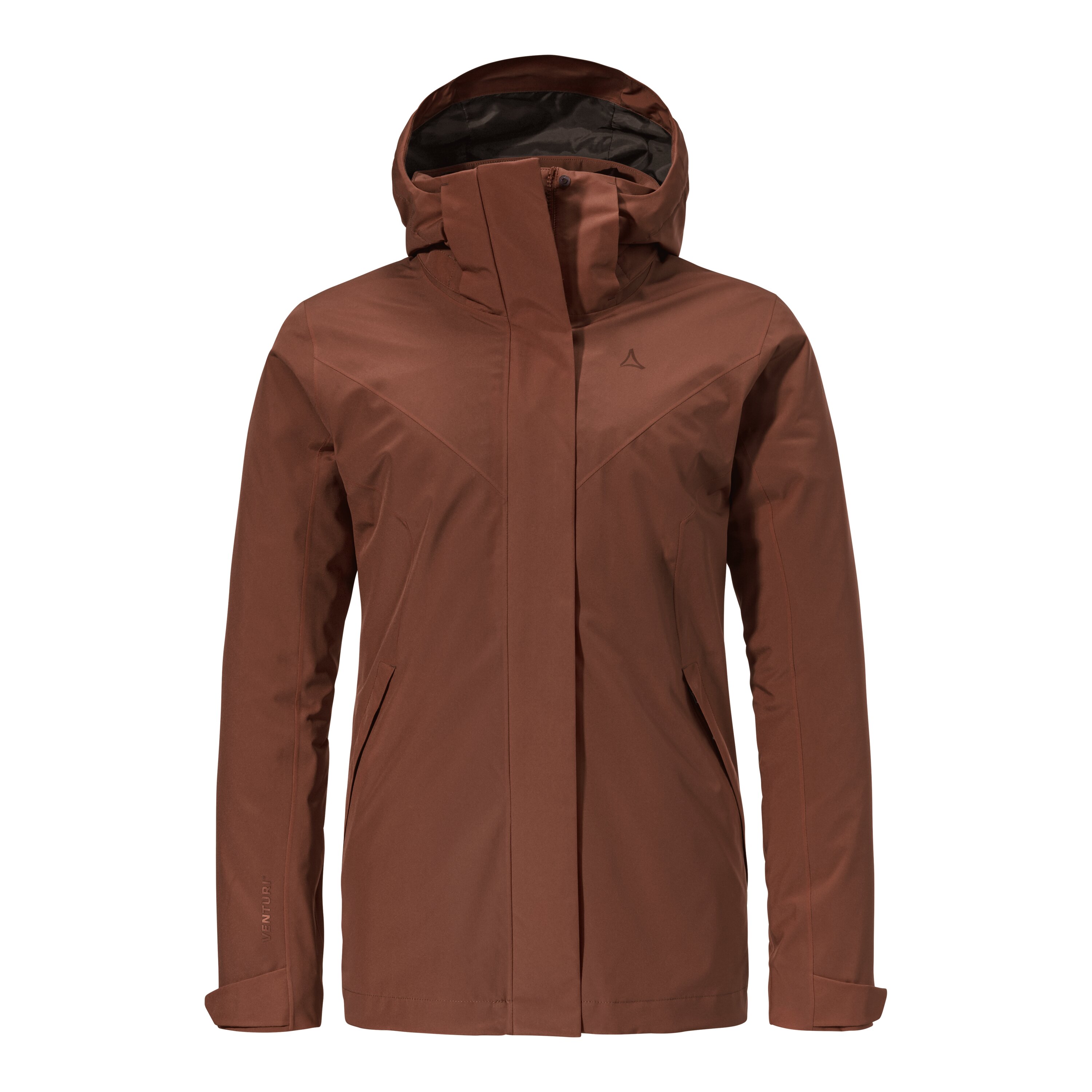 Schöffel 3-in-1-Funktionsjacke "3in1 Jacket Style Tamina WMS" Set, 2 Stk. tlg. mit Kapuze mit herauszippbarer, separat tragbarer, wattierter Innenjacke