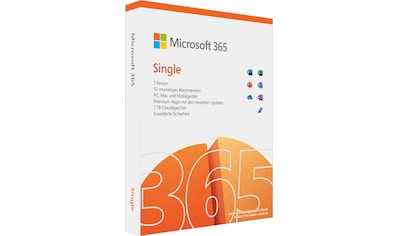 Microsoft Officeprogramm »original Microsoft 365 Single f. 1 Person,... kaufen