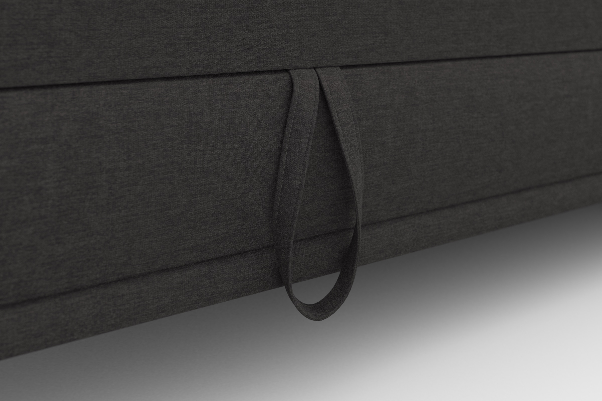 sit&more Ecksofa »Cabrio L-Form, mit Sitztiefenverstellung, Arm- und Kopfteilverstellung«, 2 Nierenkissen, Federkern, optional Bettfunktion und Stauraum