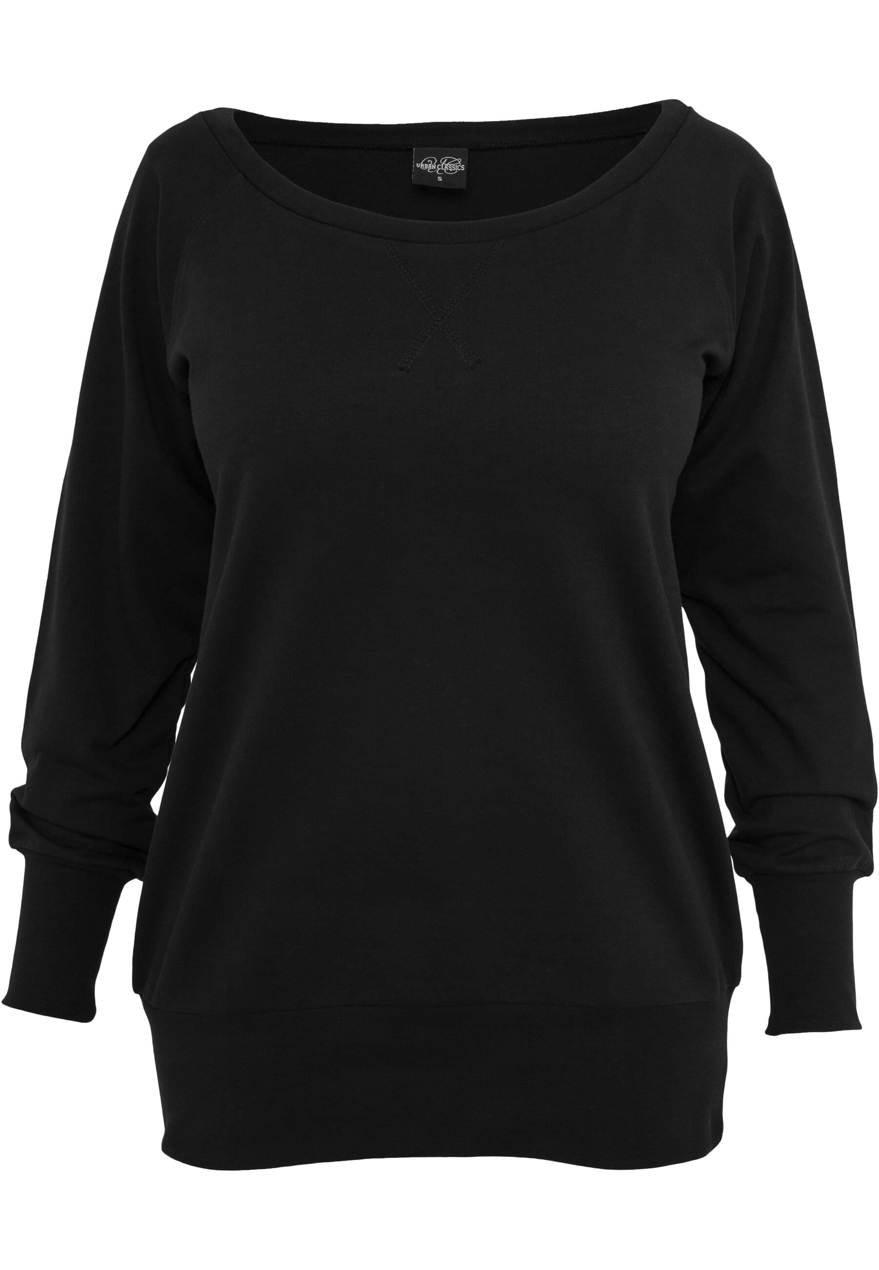 URBAN CLASSICS Sweatshirt "Urban Classics Damen Ladies Wideneck Crewneck" 1 günstig online kaufen