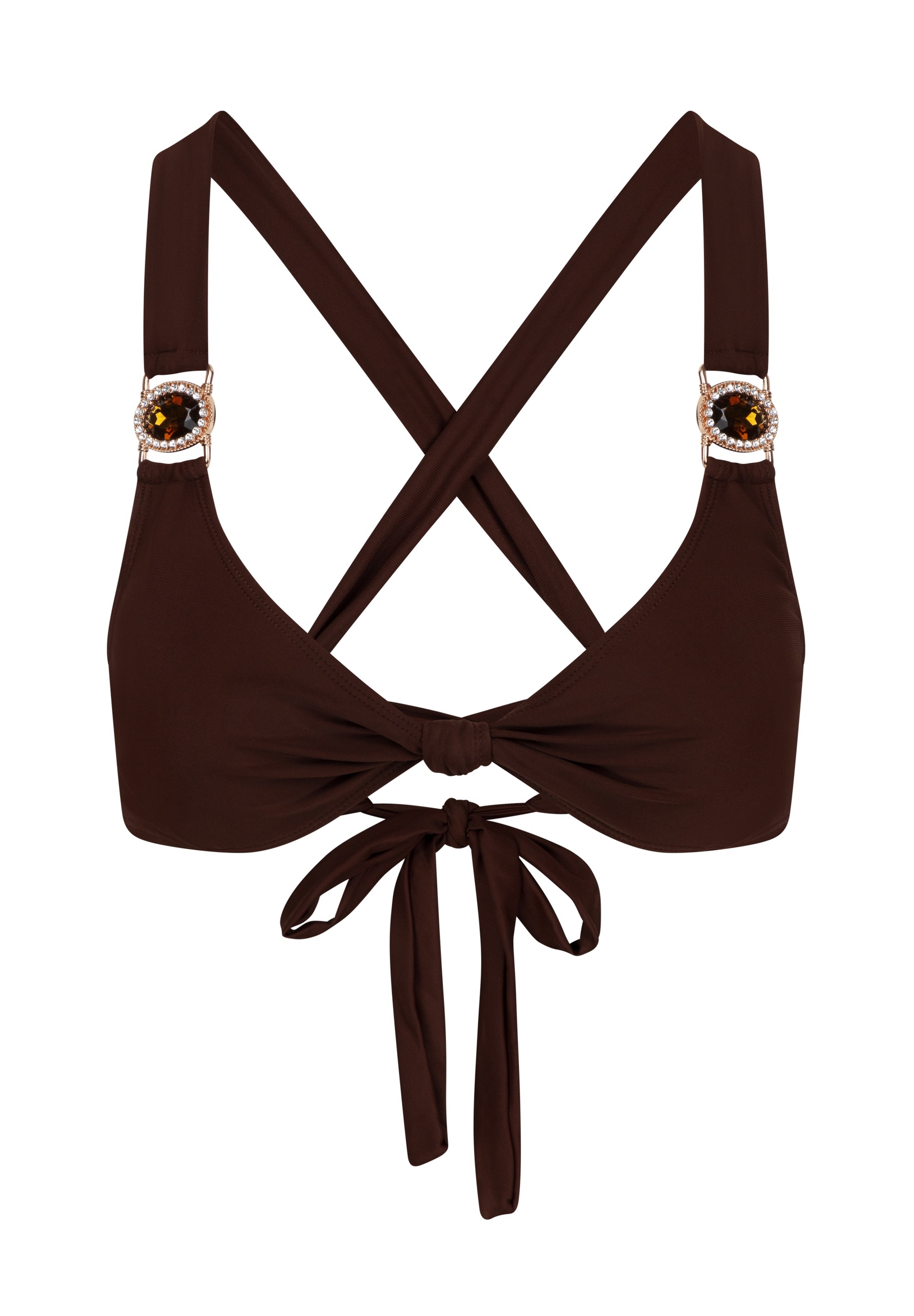 Moda Minx Balconette-Bikini »Amour Knot«, mit modischer Schnürung am Rücken