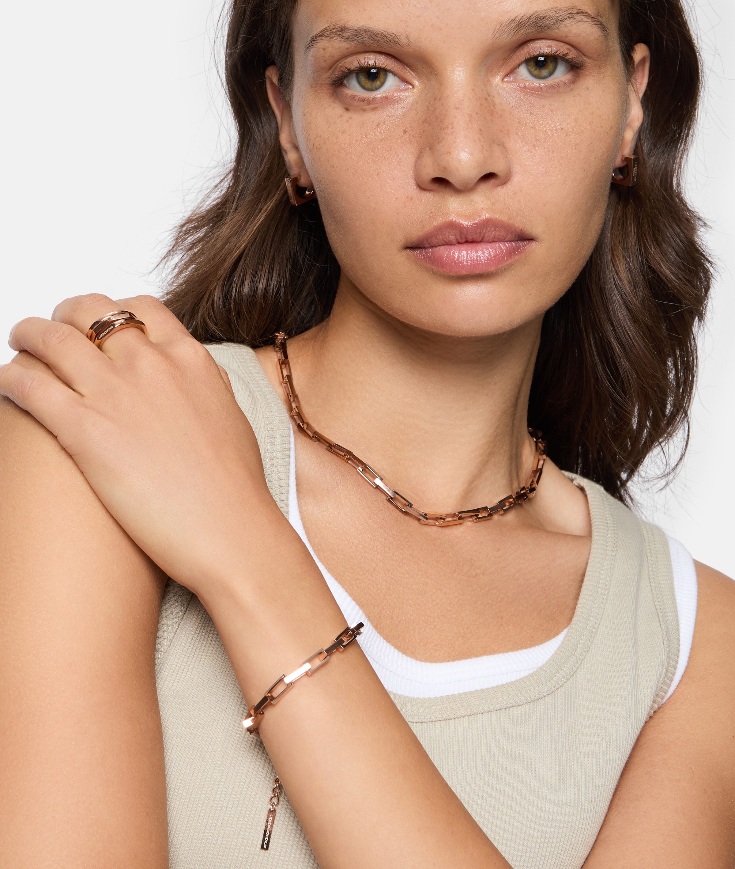 Liebeskind Berlin Ring-Set »Schmuck Geschenk Edelstahl Ring Urban Chic«, (Set, 3 tlg.)