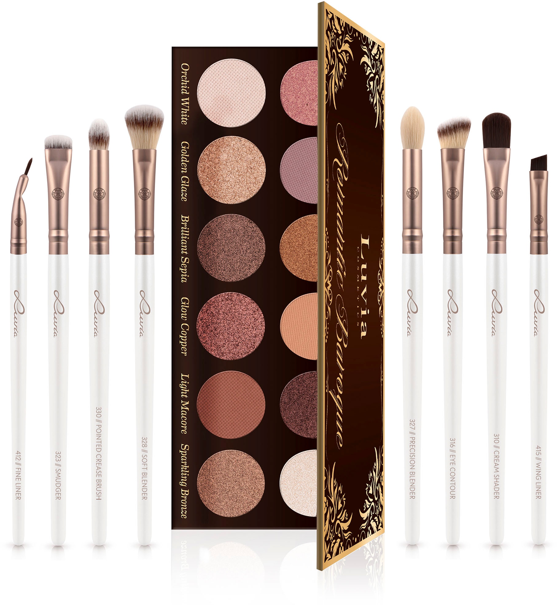 Luvia Cosmetics Kosmetikpinsel-Set tlg.) Vegan«, Prime | 9 Set, Need »All BAUR Eye Bundle (Spar