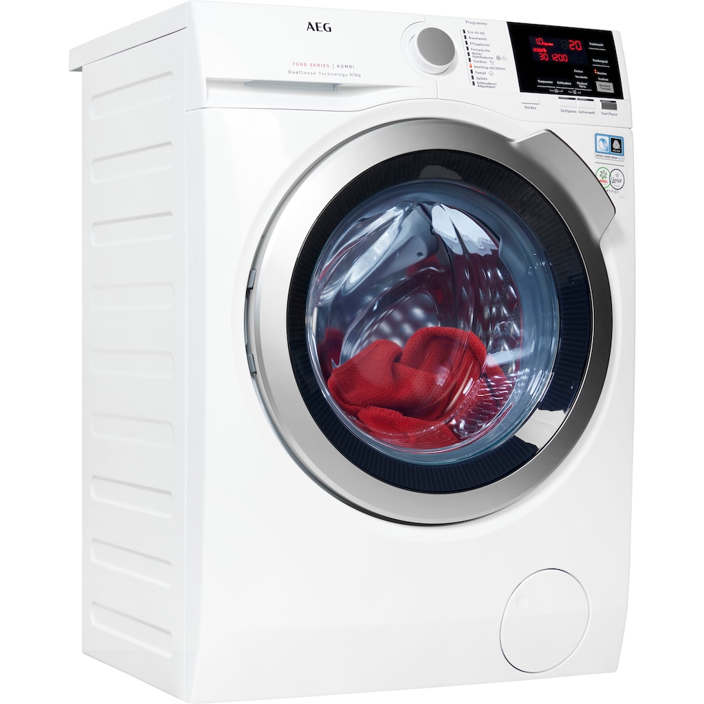 AEG Waschtrockner »L7WB59WT«, DualSense - schonende Pflege, Auffrischen mit Dampf