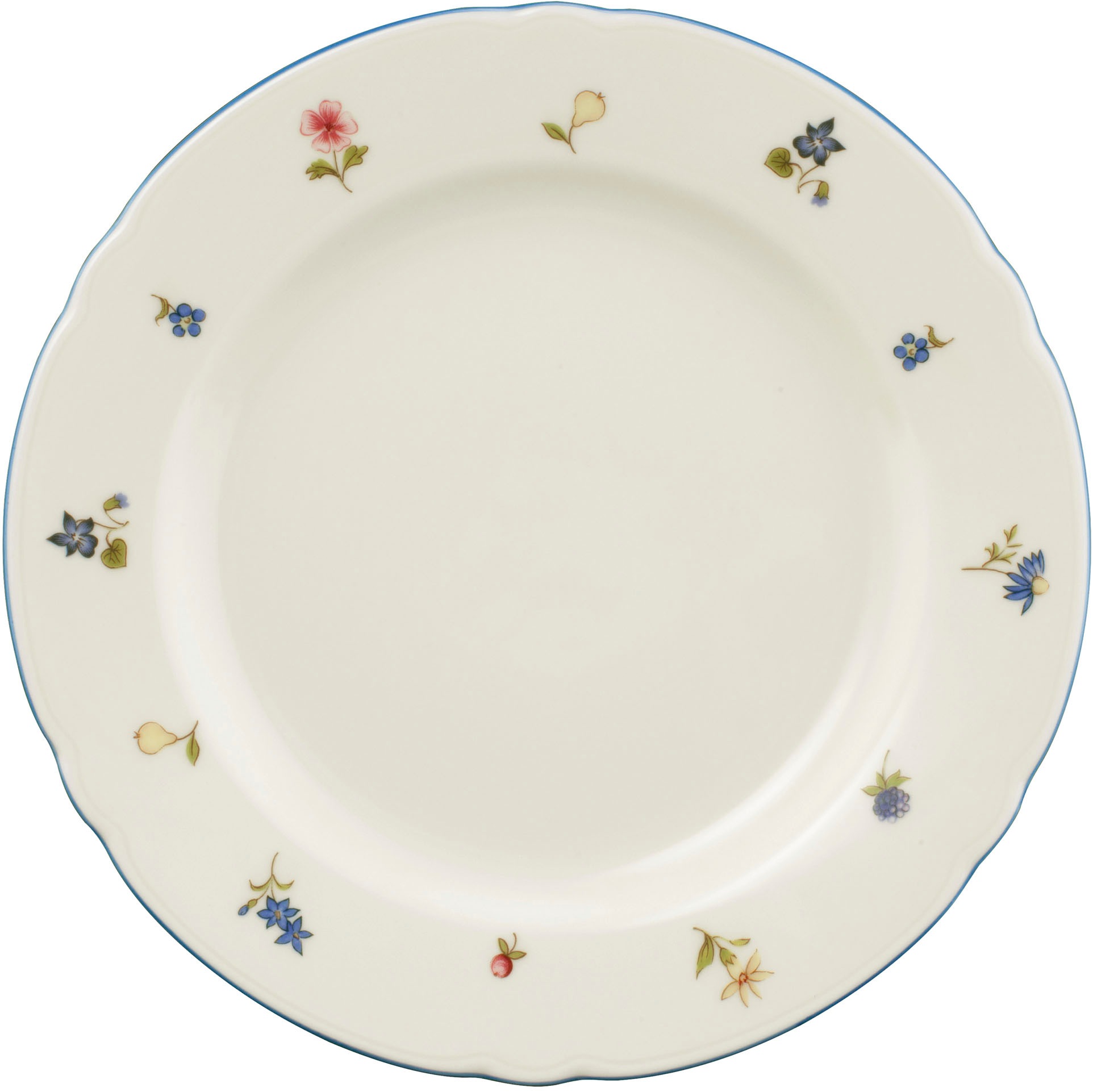 Seltmann Weiden Kombiservice »Geschirr-Set, Service Marie-Luise Streublume«, (Set, 30 tlg.), Teller, Tasse, Untertasse, Made in Germany, 30 Teile, für 6 Personen