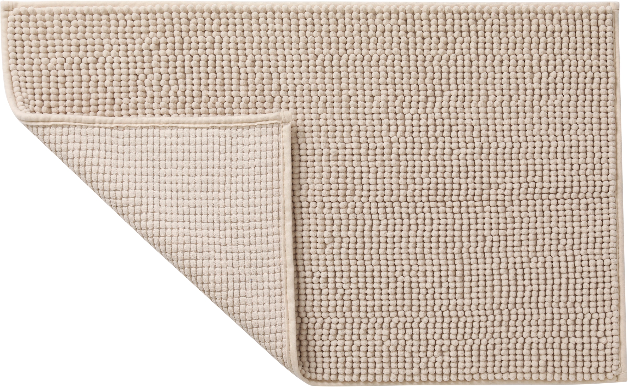 my home Badematte »Vanessa Chenille, Badvorleger, Badezimmer Teppich, Duschvorleger«, beidseitig nutzbar-strapazierfähig-fußbodenheizungsgeeignet-schnell trocknend, Uni Farben, besonders weich, rechteckig