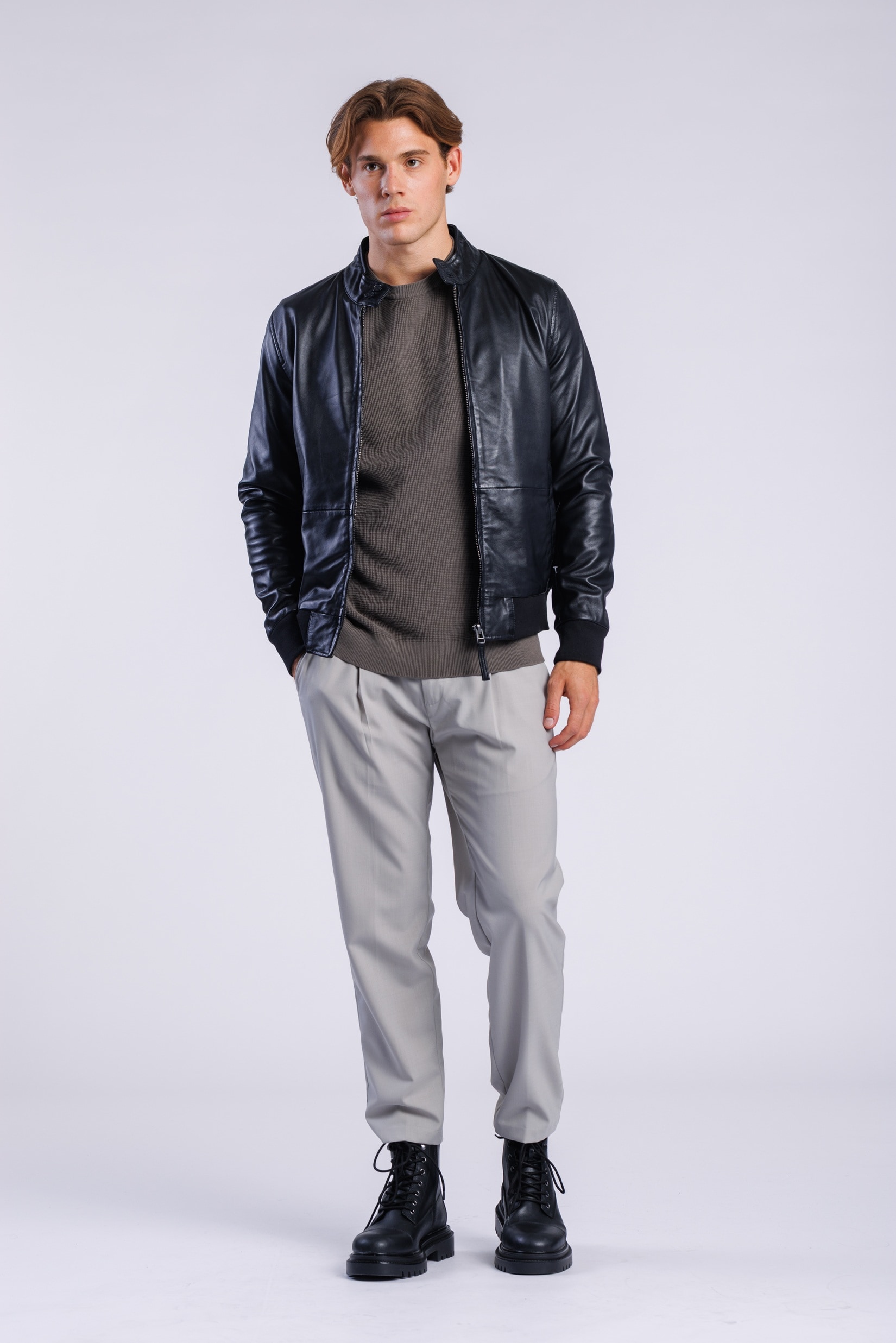 Freaky Nation Lederjacke »Fenno-FN SSW«