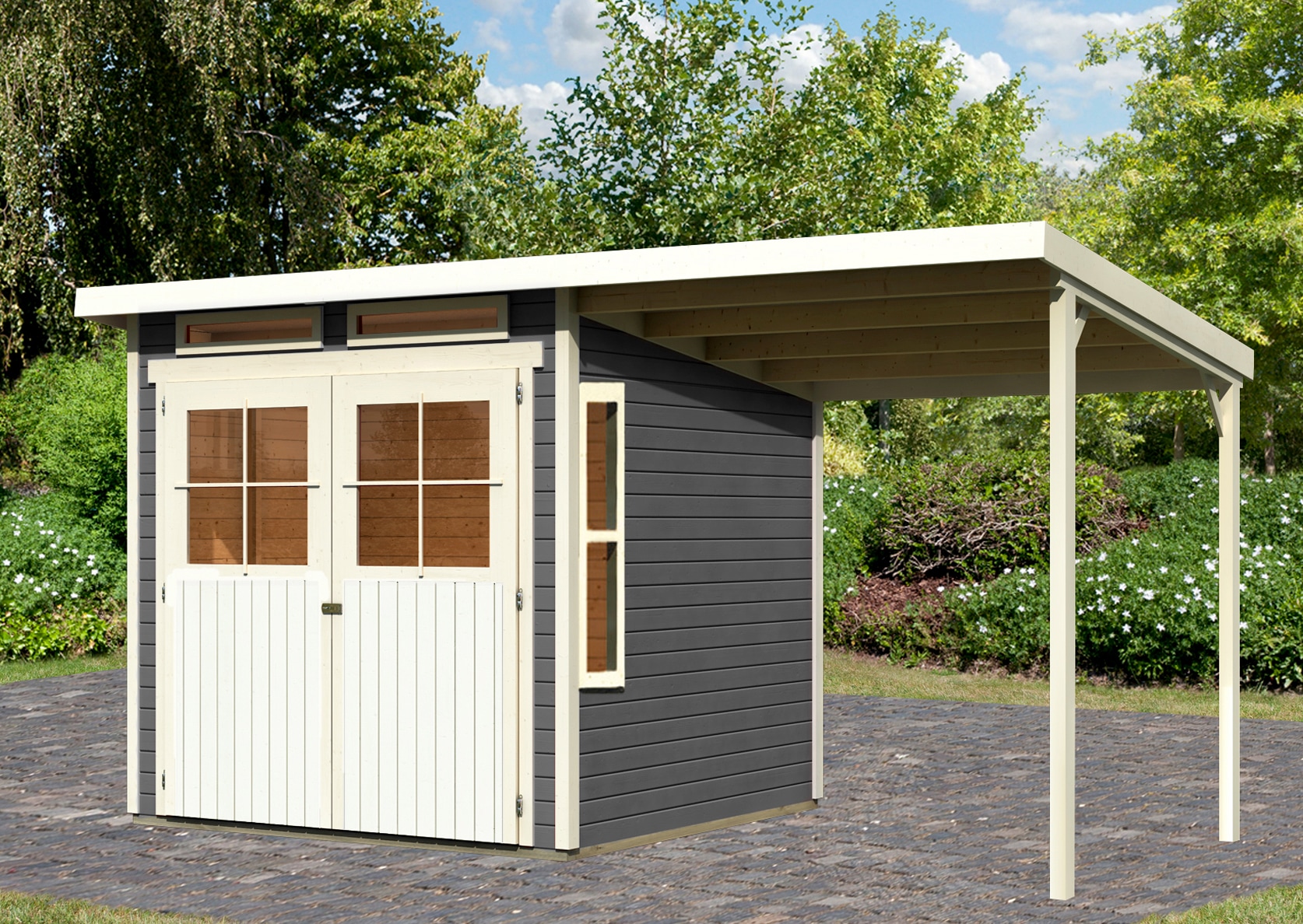 Karibu Gartenhaus "Falkensee 3" günstig online kaufen