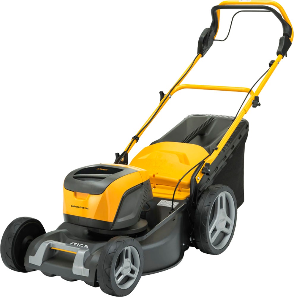 STIGA GARDEN Akkurasenmäher »Collector 548 S AE«, (Set), inkl. 2x 4 Ah Akku und Ladegerät