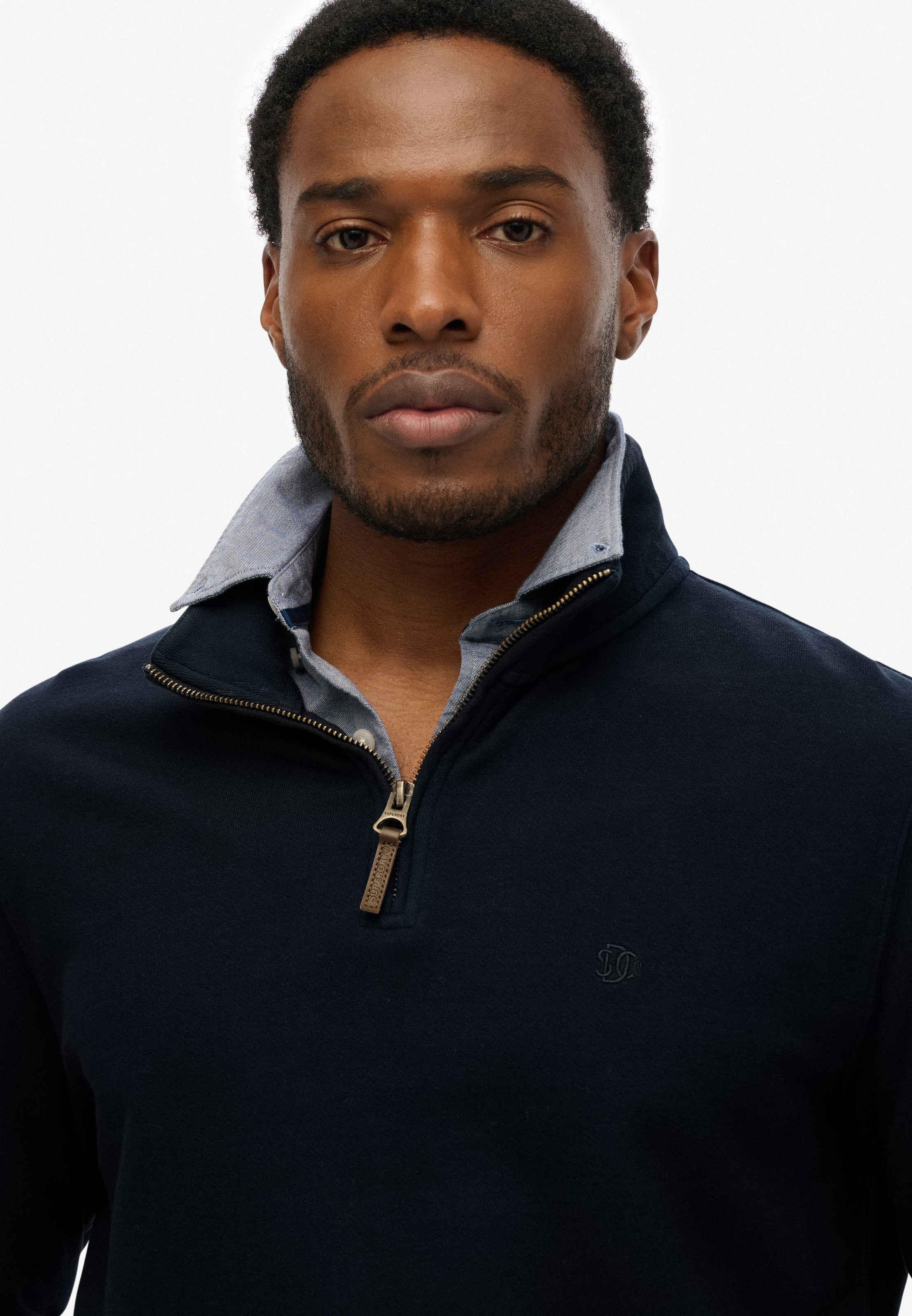 Thumbnail - Superdry Sweatshirt "CLASSIC ESSENTIAL HENLEY"