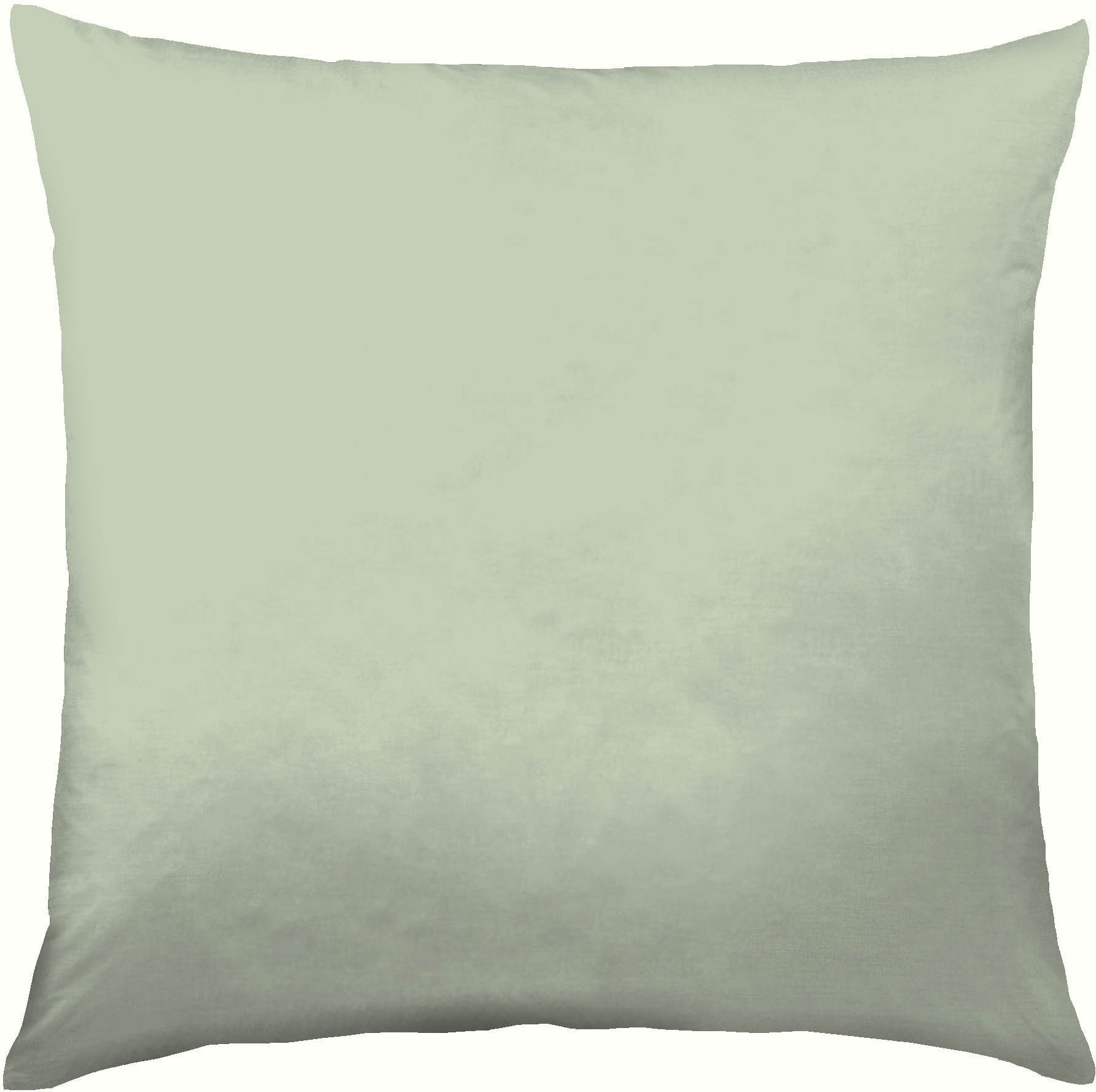 Kaeppel "Uni Mako-Satin, 100% Baumwolle" Kissenhülle in vielen schönen Farbtönen mit Reißverschluss