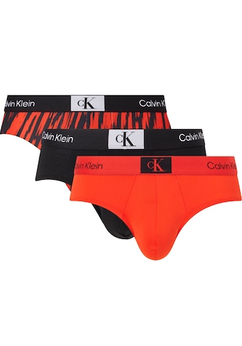 Calvin Klein Slip »HIP BRIEF 3PK«, (Packung, 3er-Pack), mit Calvin Klein Logo-Elastikbund kaufen