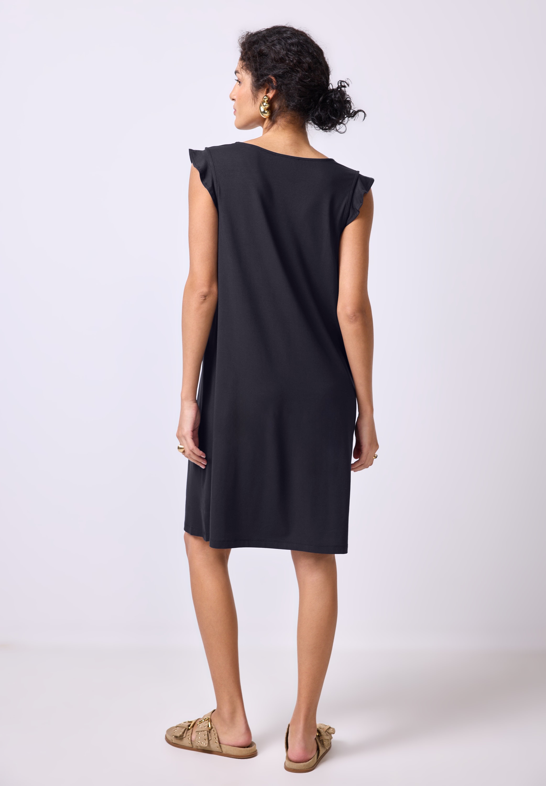 STREET ONE STUDIO Jerseykleid Ohne Taschen knielang günstig online kaufen